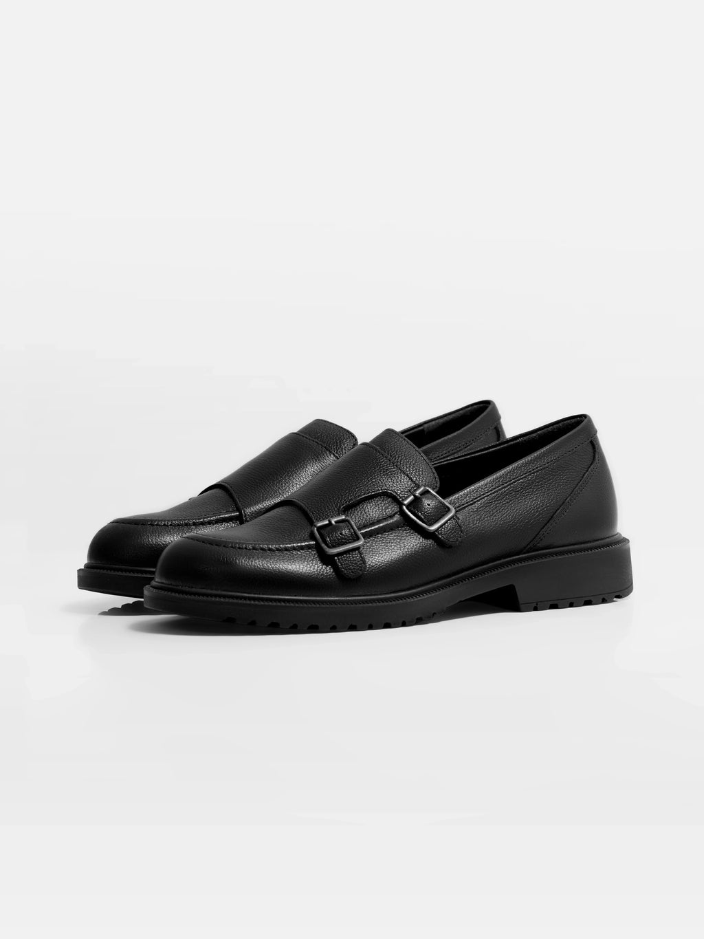 Leather Monk Shoes