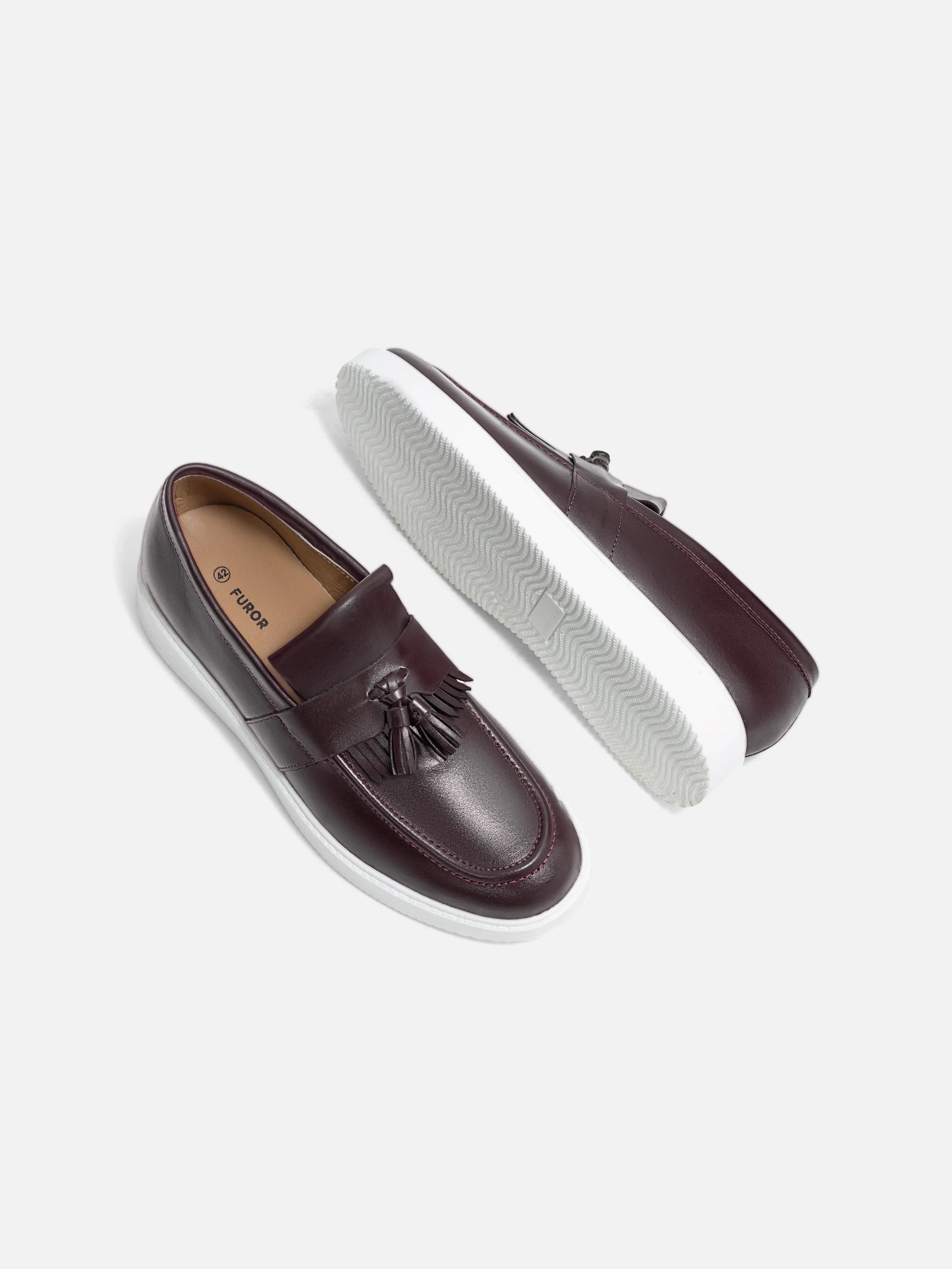 Leather Tassel Loafers