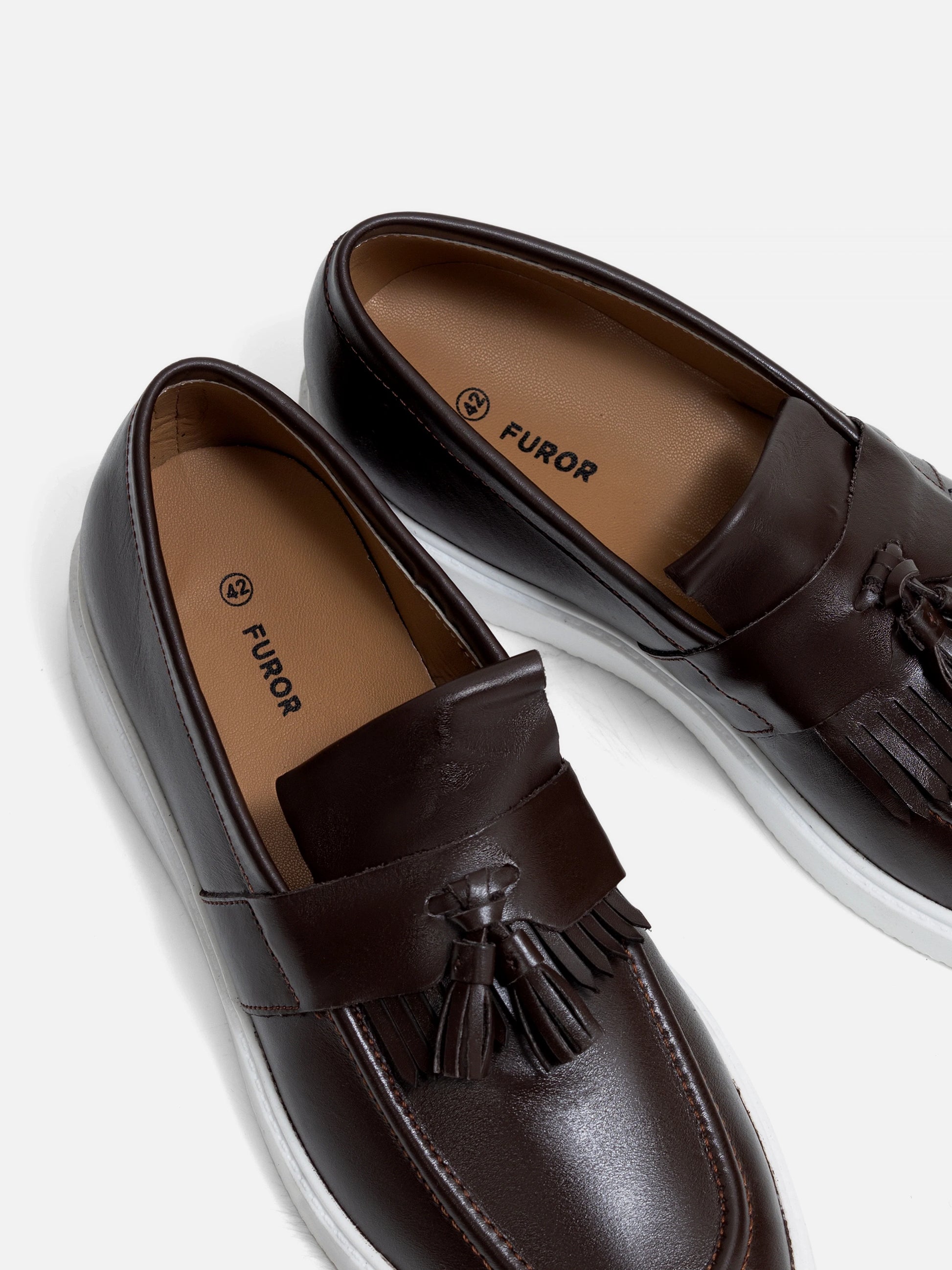 Leather Tassel Loafers