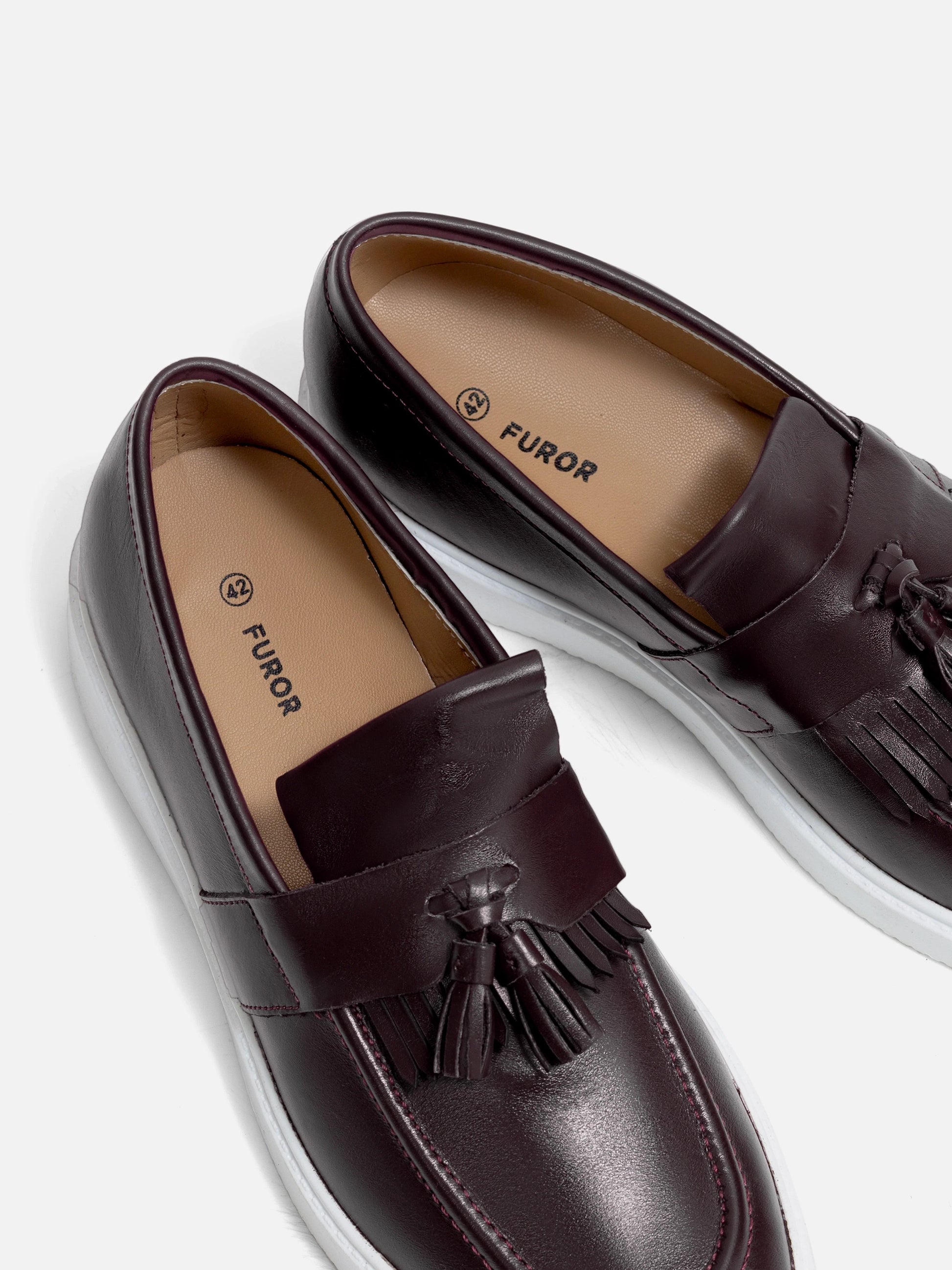 Leather Tassel Loafers