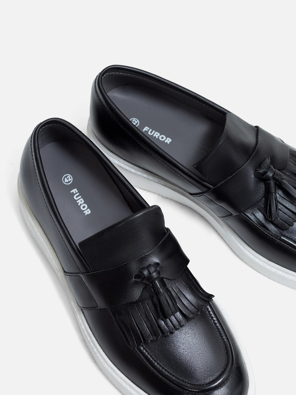 Leather Tassel Loafers