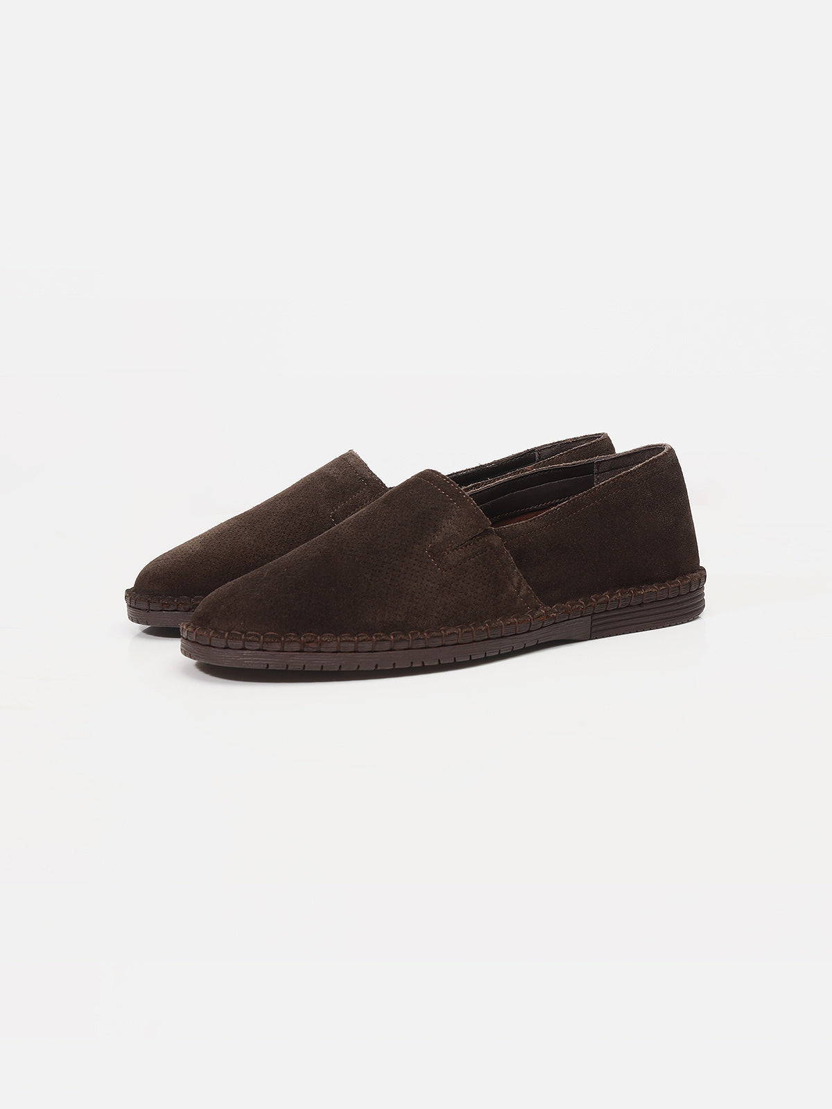 Suede Leather Espadrilles Shoes