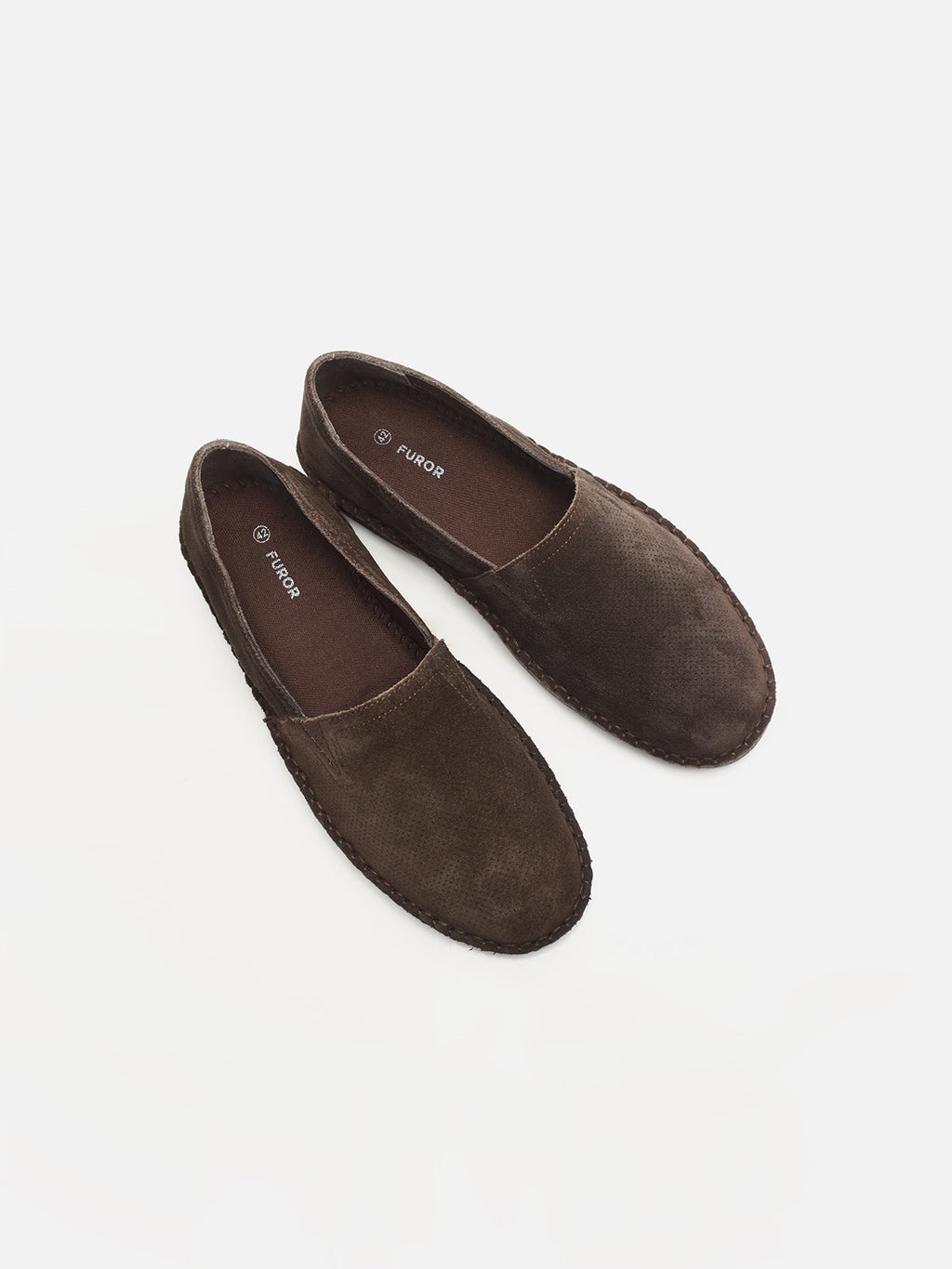 Suede Leather Espadrilles Shoes