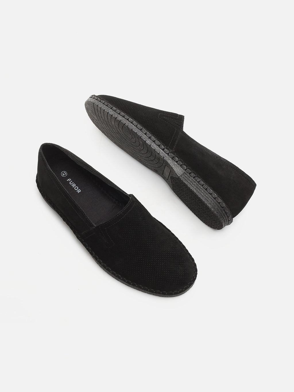 Suede Leather Espadrilles Shoes