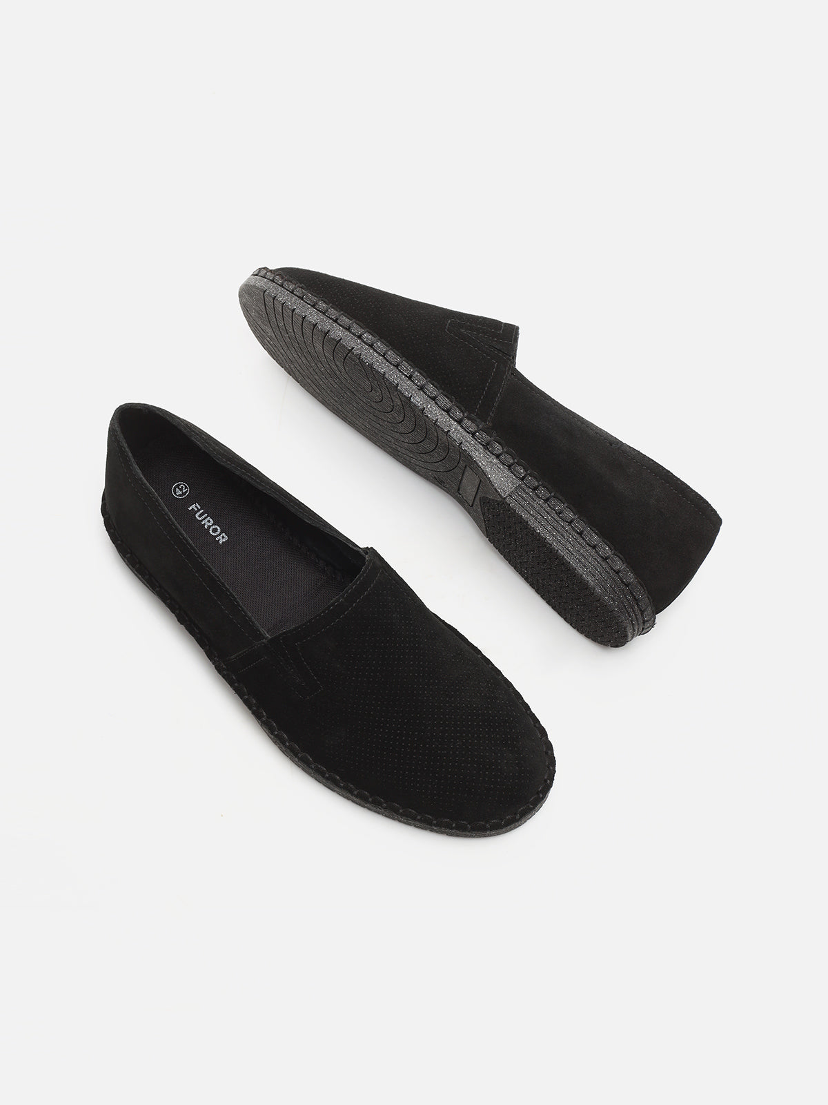 Suede Leather Espadrilles Shoes