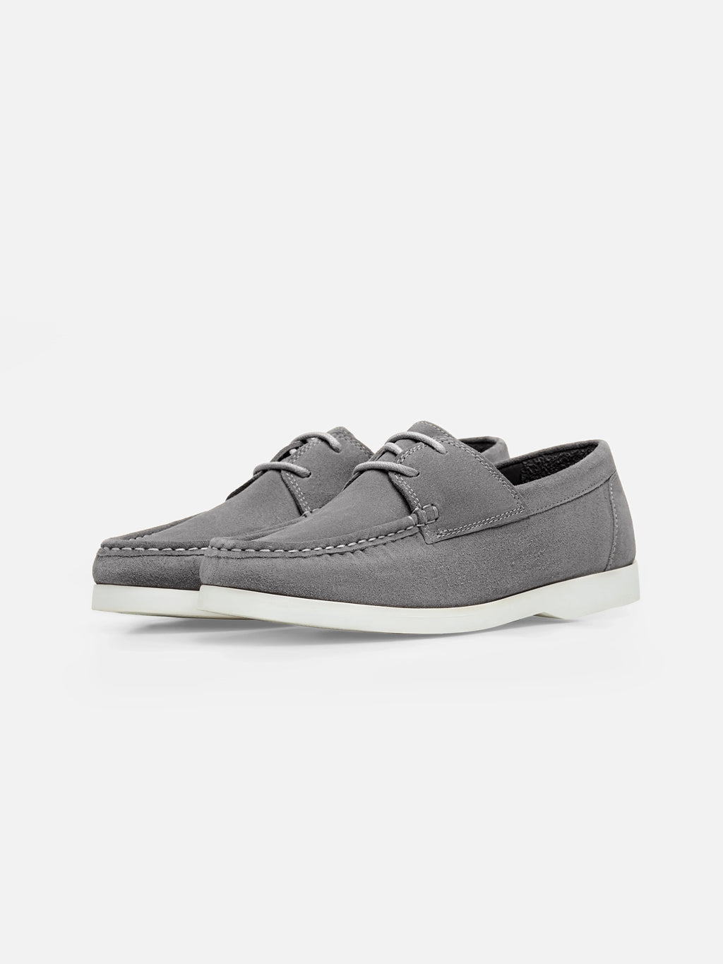 Suede Lace Up Loafers