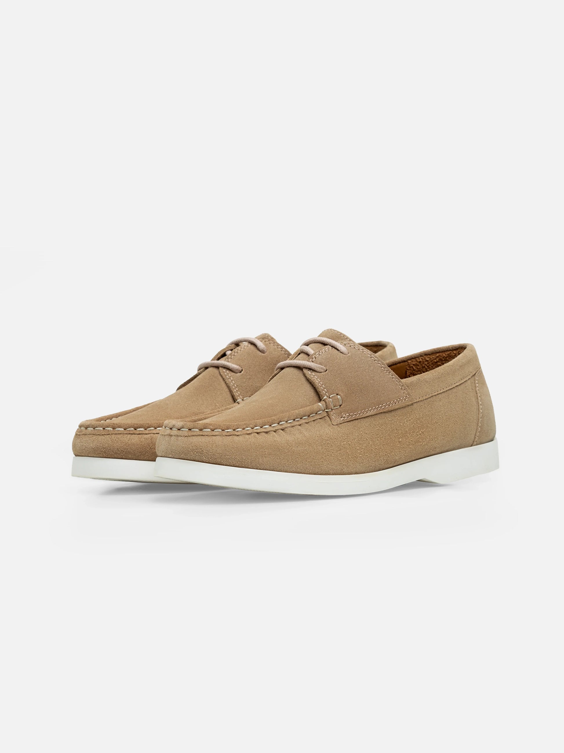 Suede Lace Up Loafers