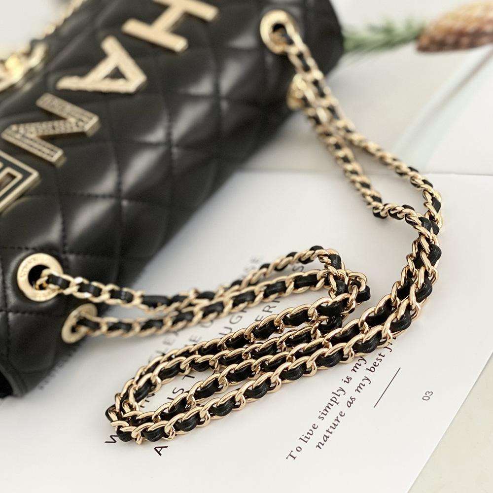 Chanel crafted Front logo Flap bag