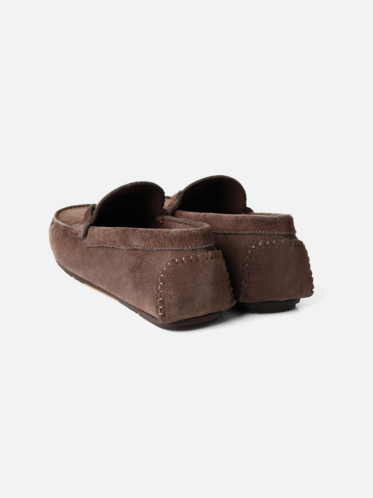 Brown Suede Loafers