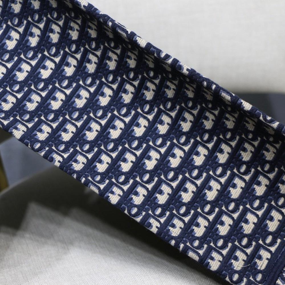 Dior Book Tote Navy Blue
