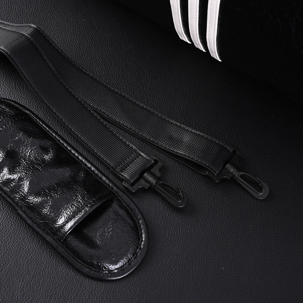 Balenciaga x adidas Large Duffel Travel Bag – Black with Trefoil Logo and Triple Stripes