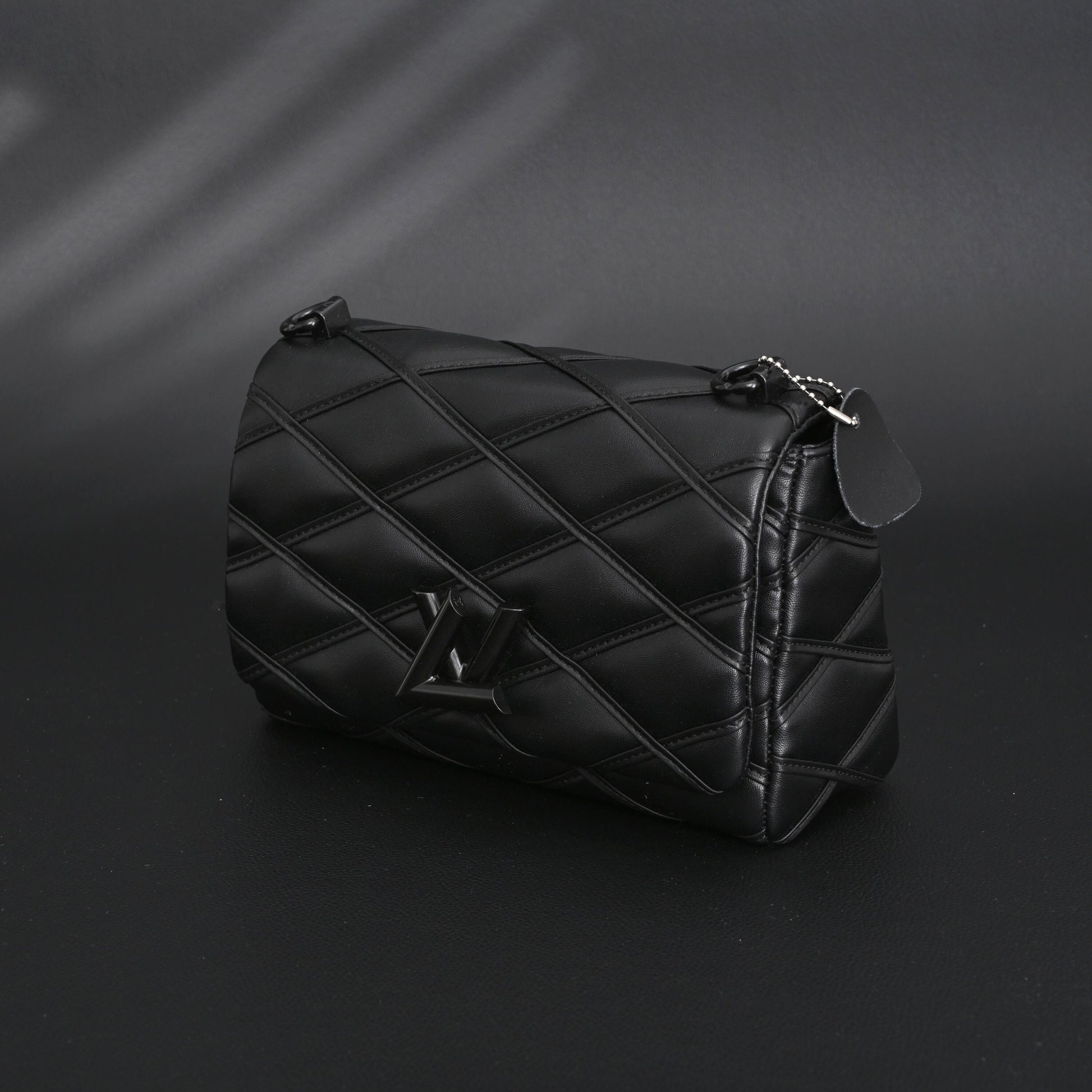 Louis Vuitton GO-14 MM Quilted Leather Chain Shoulder Bag – Black