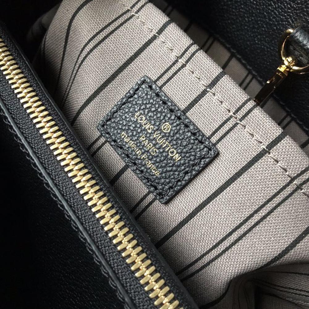 LV MONTAIGNE MM Black