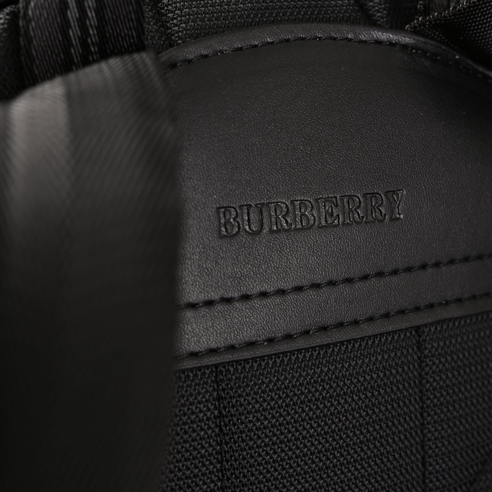 Burberry Monogram Black Nylon Backpack