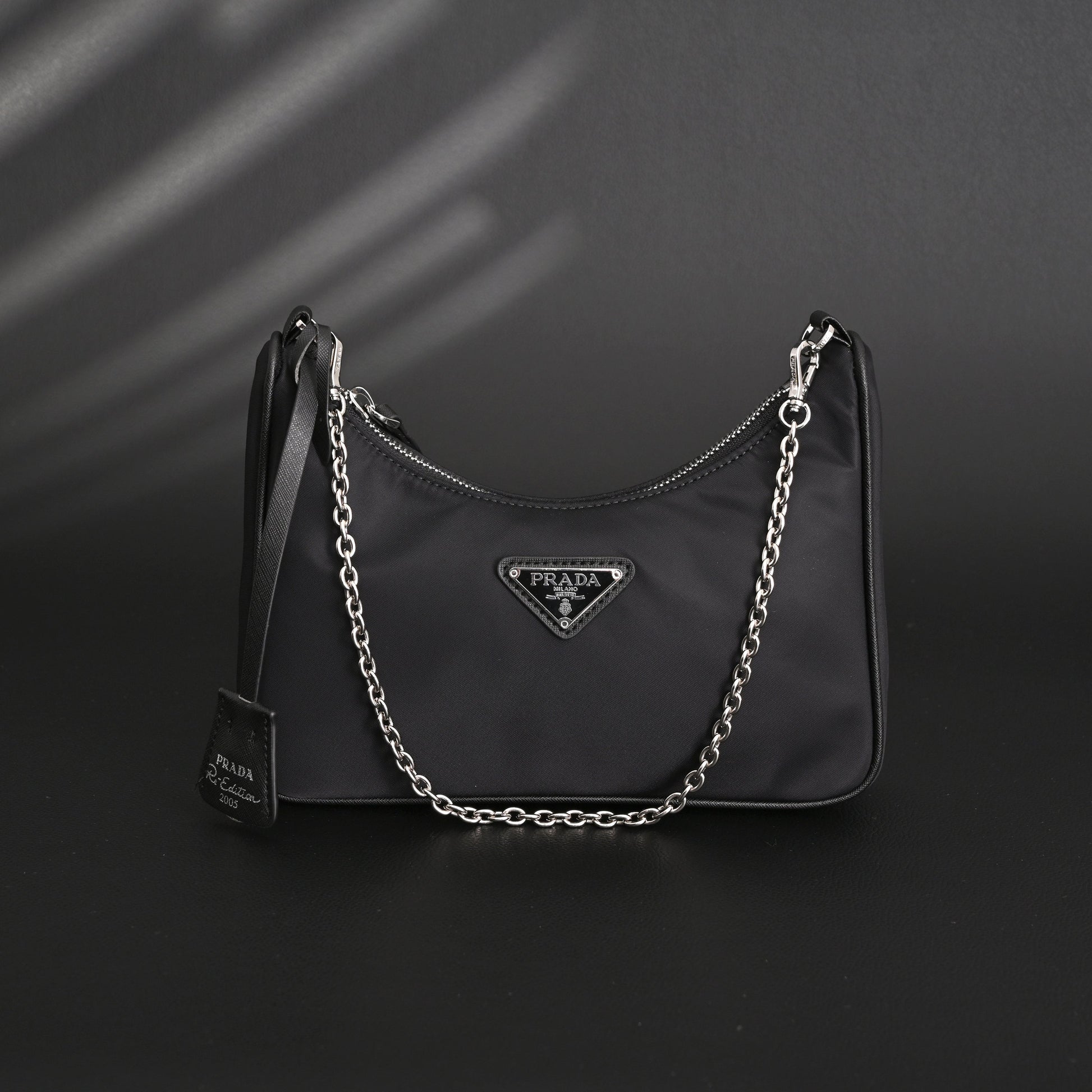 Prada Re-Edition 2005 Nylon Shoulder Bag – Black