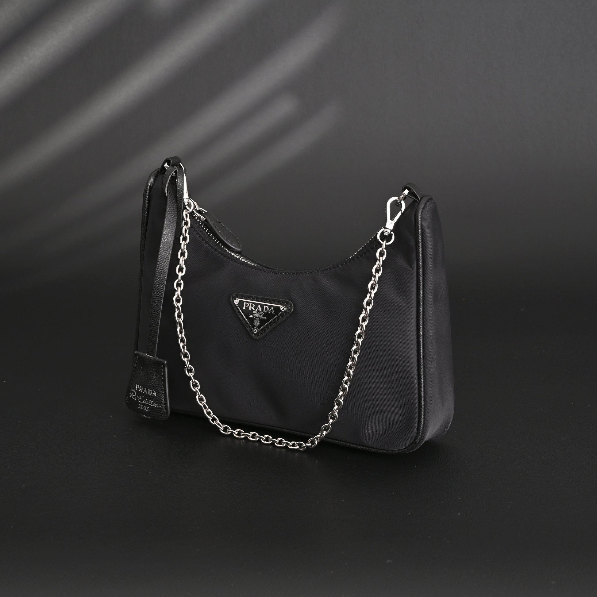 Prada Re-Edition 2005 Nylon Shoulder Bag – Black