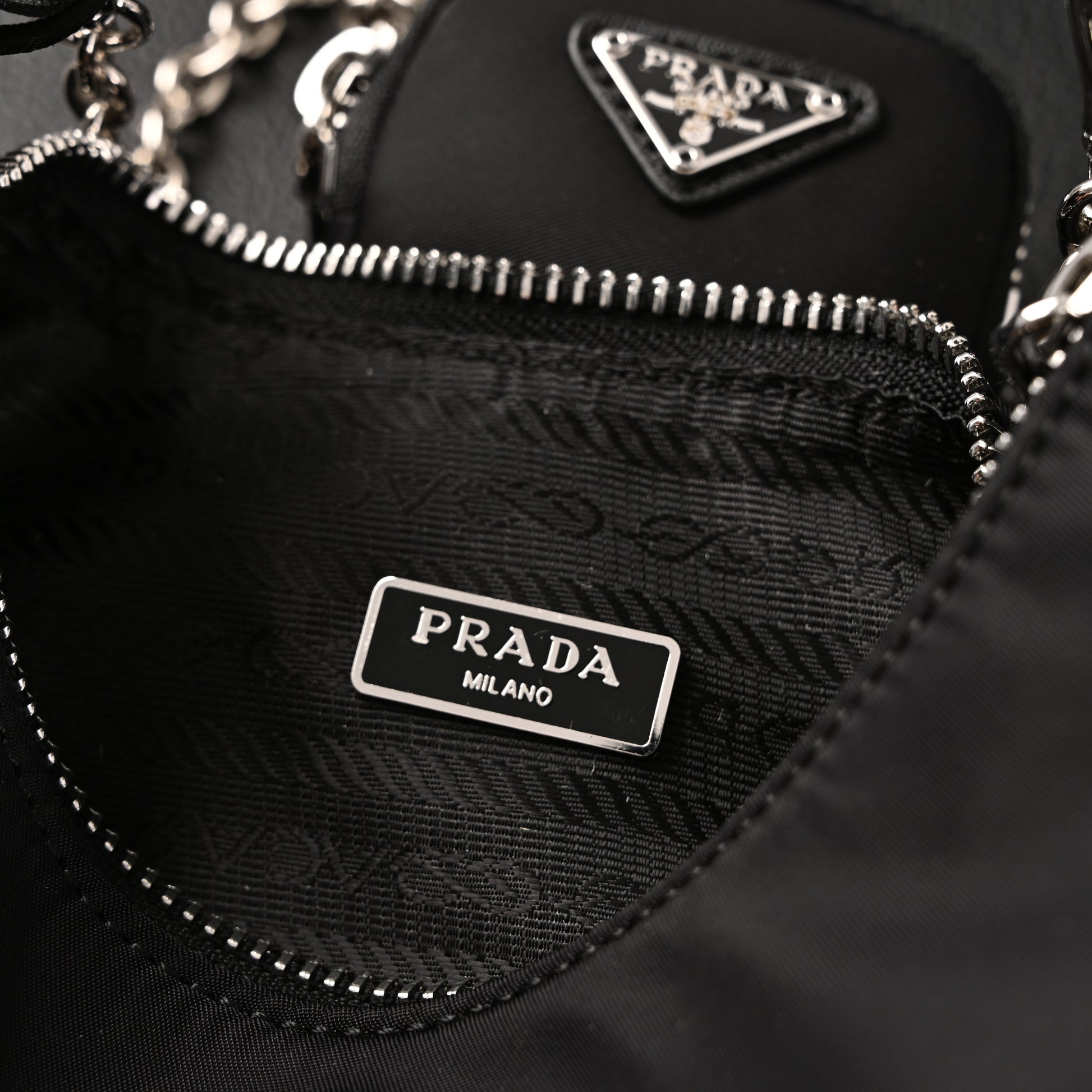 Prada Re-Edition 2005 Nylon Shoulder Bag – Black