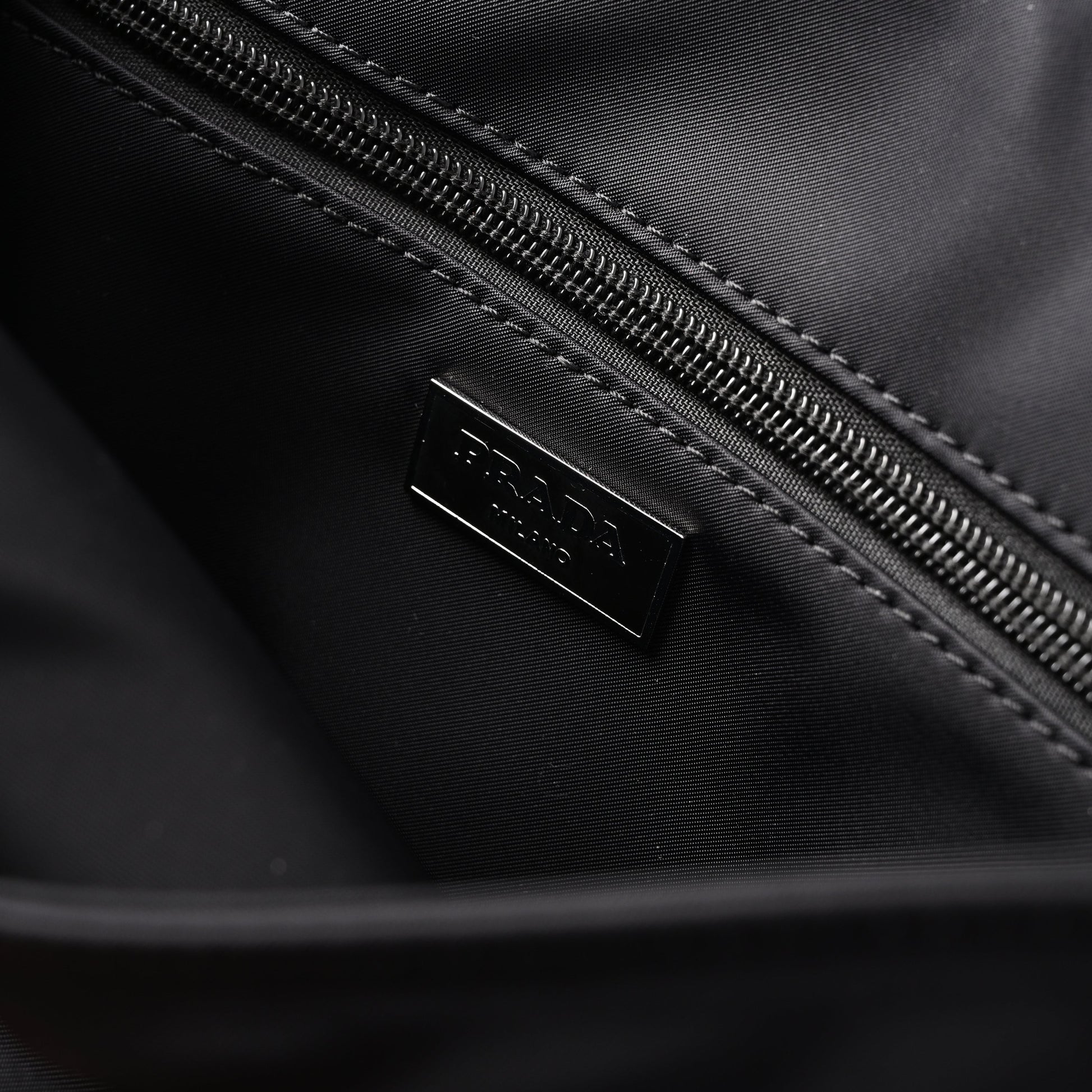 Prada Nylon Black Messenger Bag