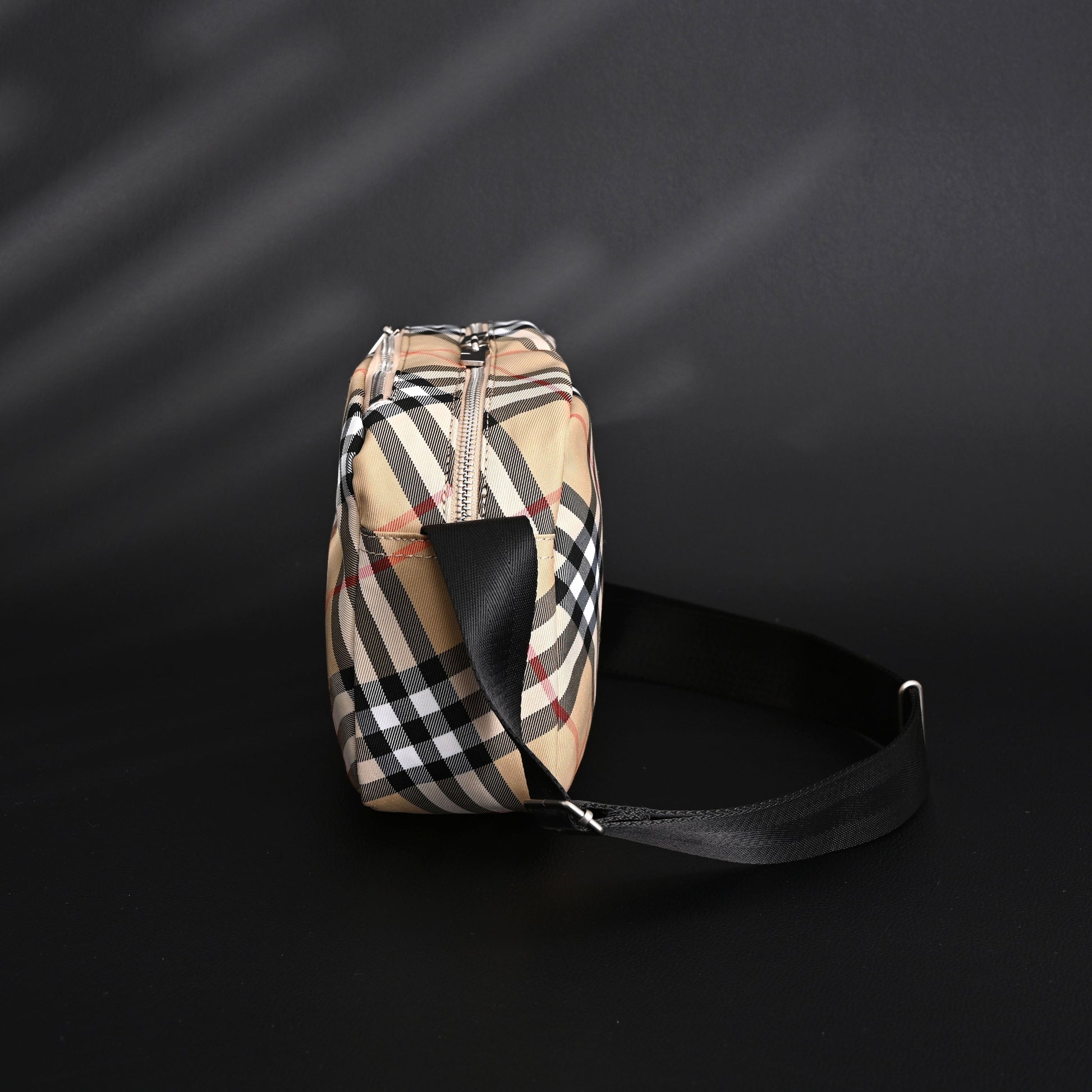 Burberry Vintage Check Canvas Crossbody Messenger Bag