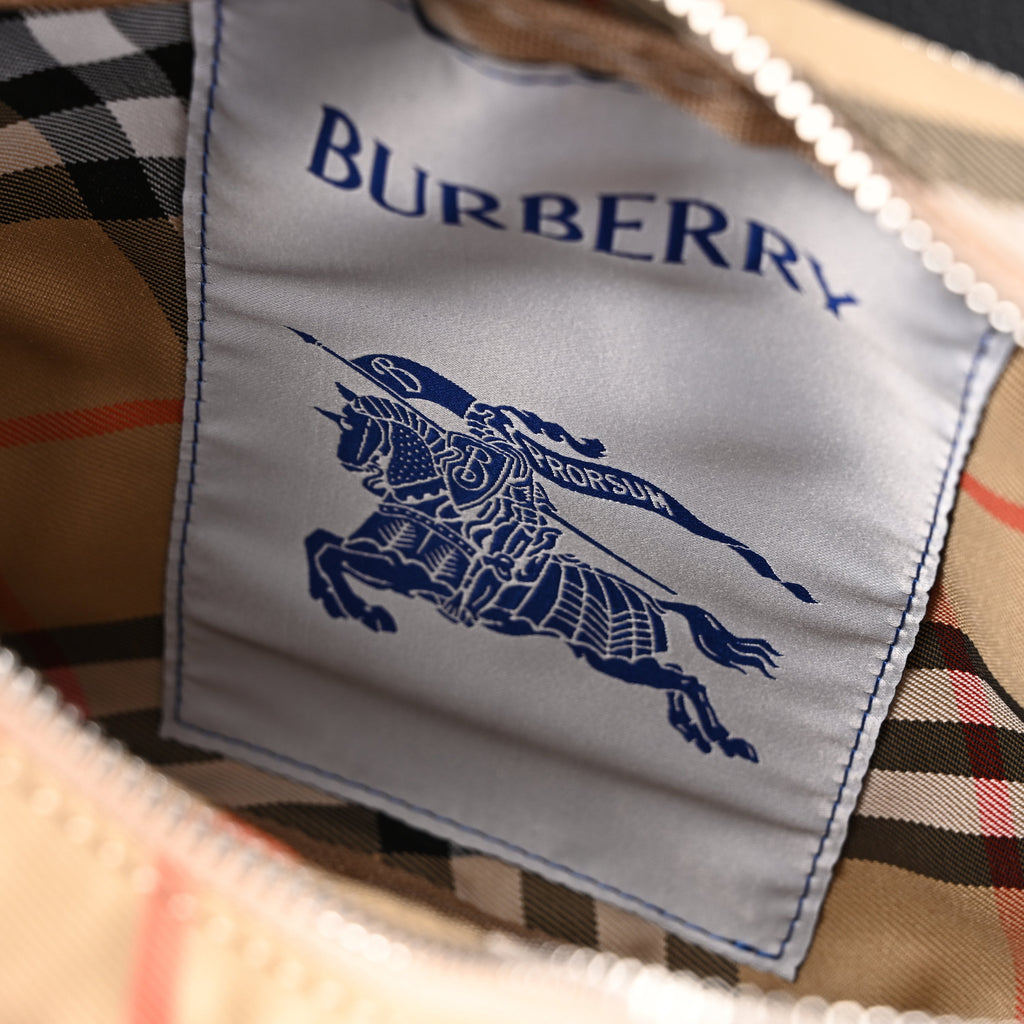 Burberry Vintage Check Canvas Crossbody Messenger Bag