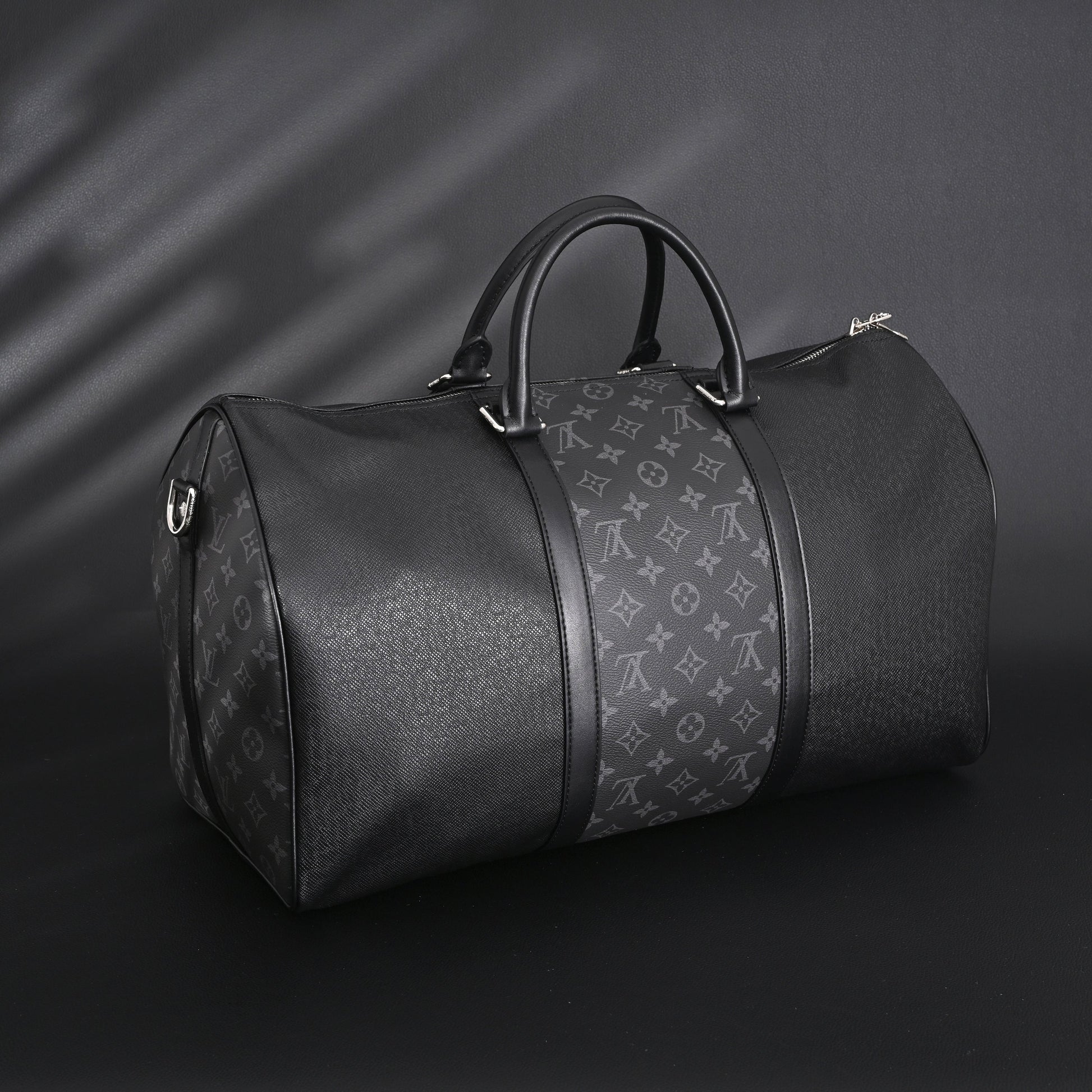 Louis Vuitton Keepall Bandoulière 50 – Monogram Eclipse Canvas Travel Bag