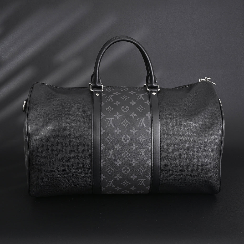 Louis Vuitton Keepall Bandoulière 50 – Monogram Eclipse Canvas Travel Bag