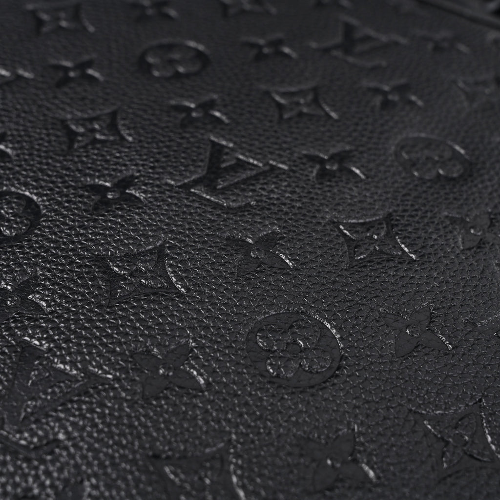 Louis Vuitton Christopher PM Backpack Monogram Shadow Black Leather