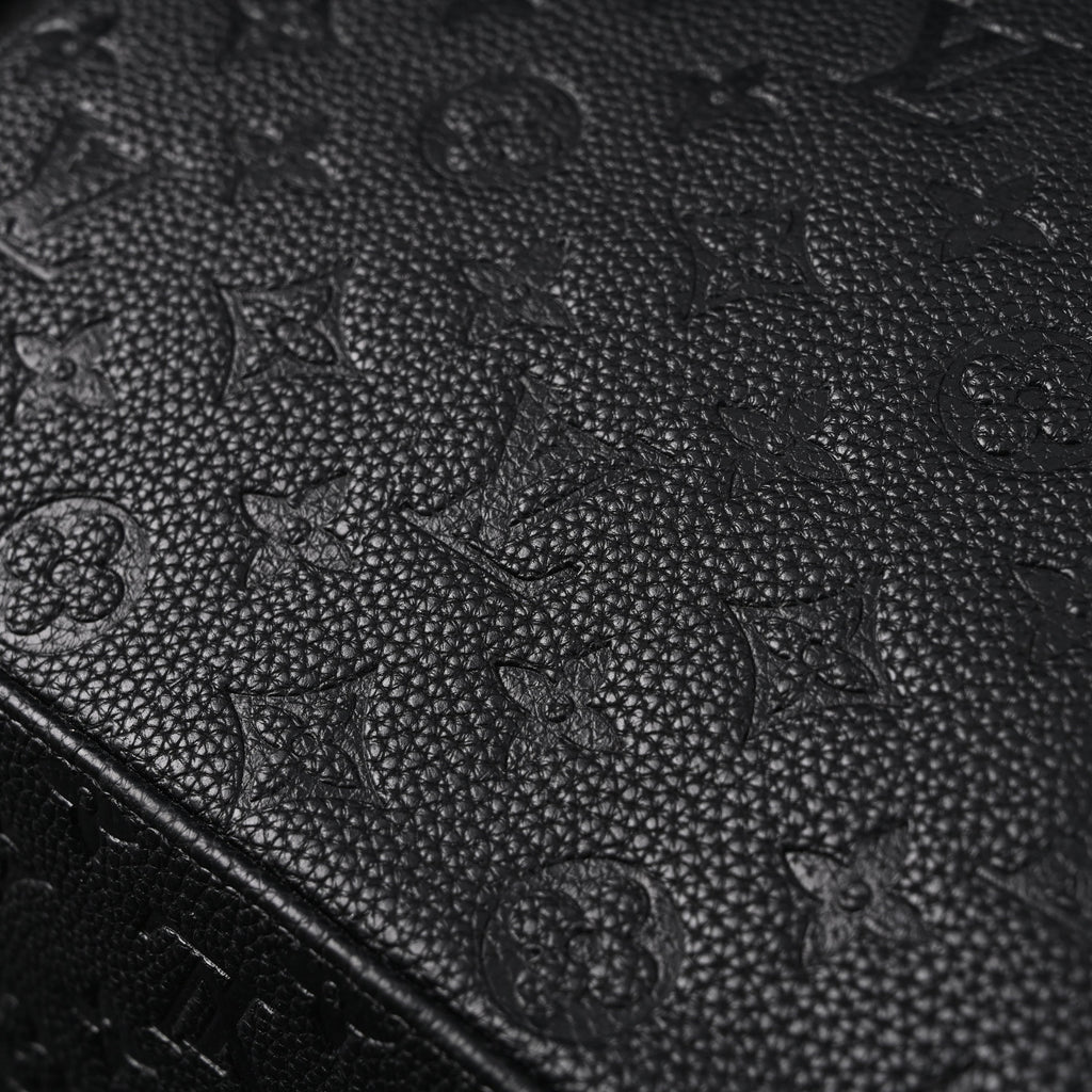 Louis Vuitton Christopher PM Backpack Monogram Shadow Black Leather