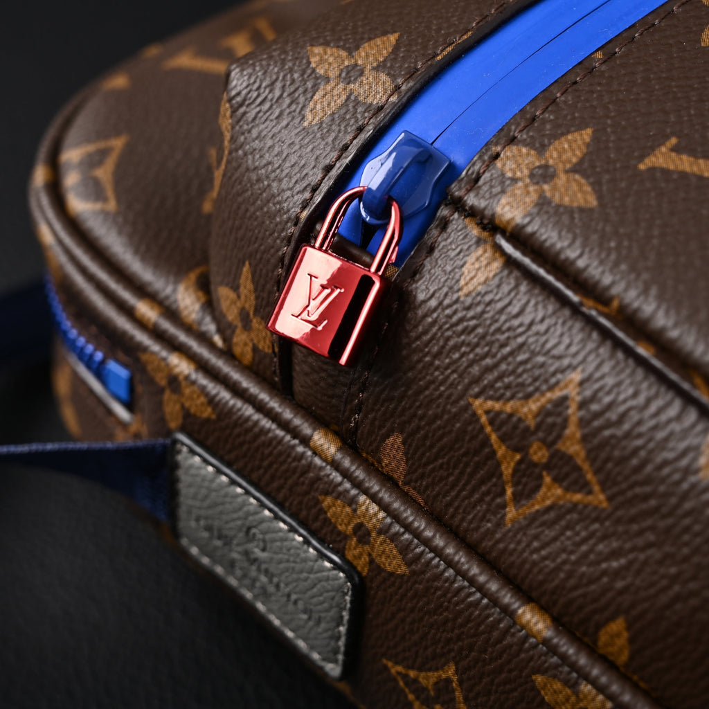 Louis Vuitton Trio Messenger Bag – Monogram Canvas with Blue Strap