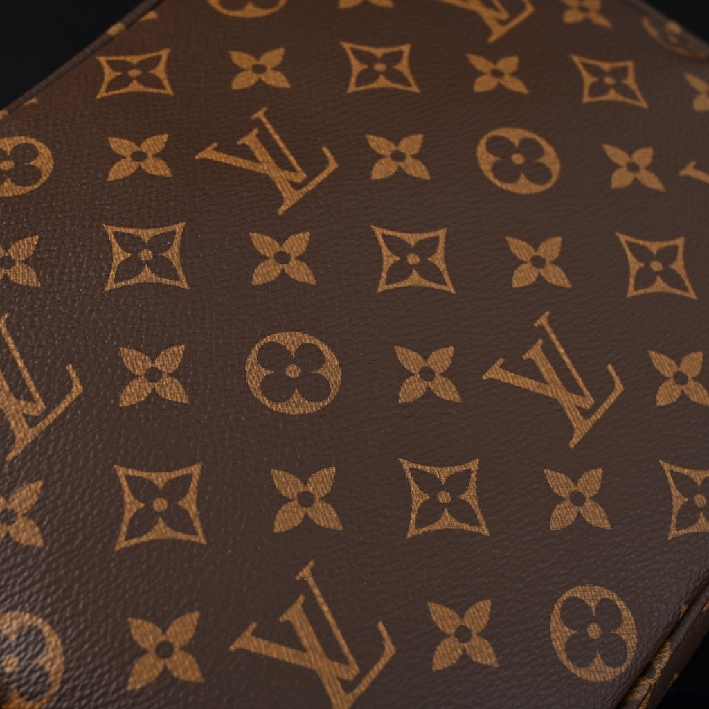Louis Vuitton Trio Messenger Bag – Monogram Canvas with Blue Strap