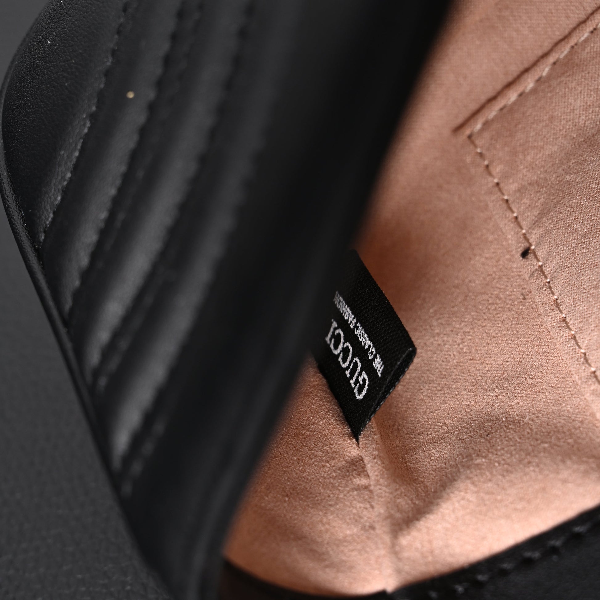 Gucci GG Marmont Small Matelassé Shoulder Bag – Black Leather with Gold Hardware