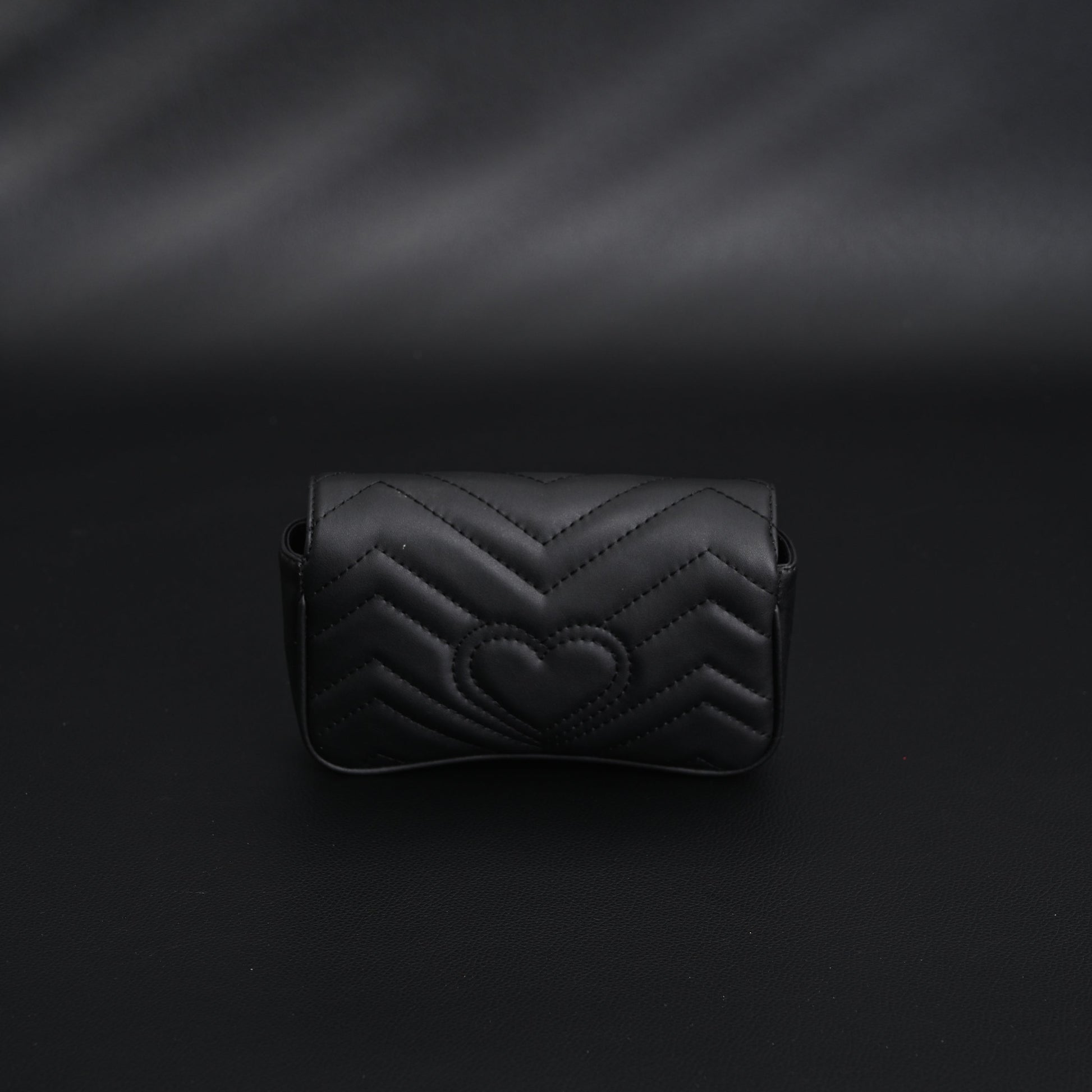 Gucci GG Marmont Matelassé Mini Shoulder Bag – Black Leather with Gold Chain