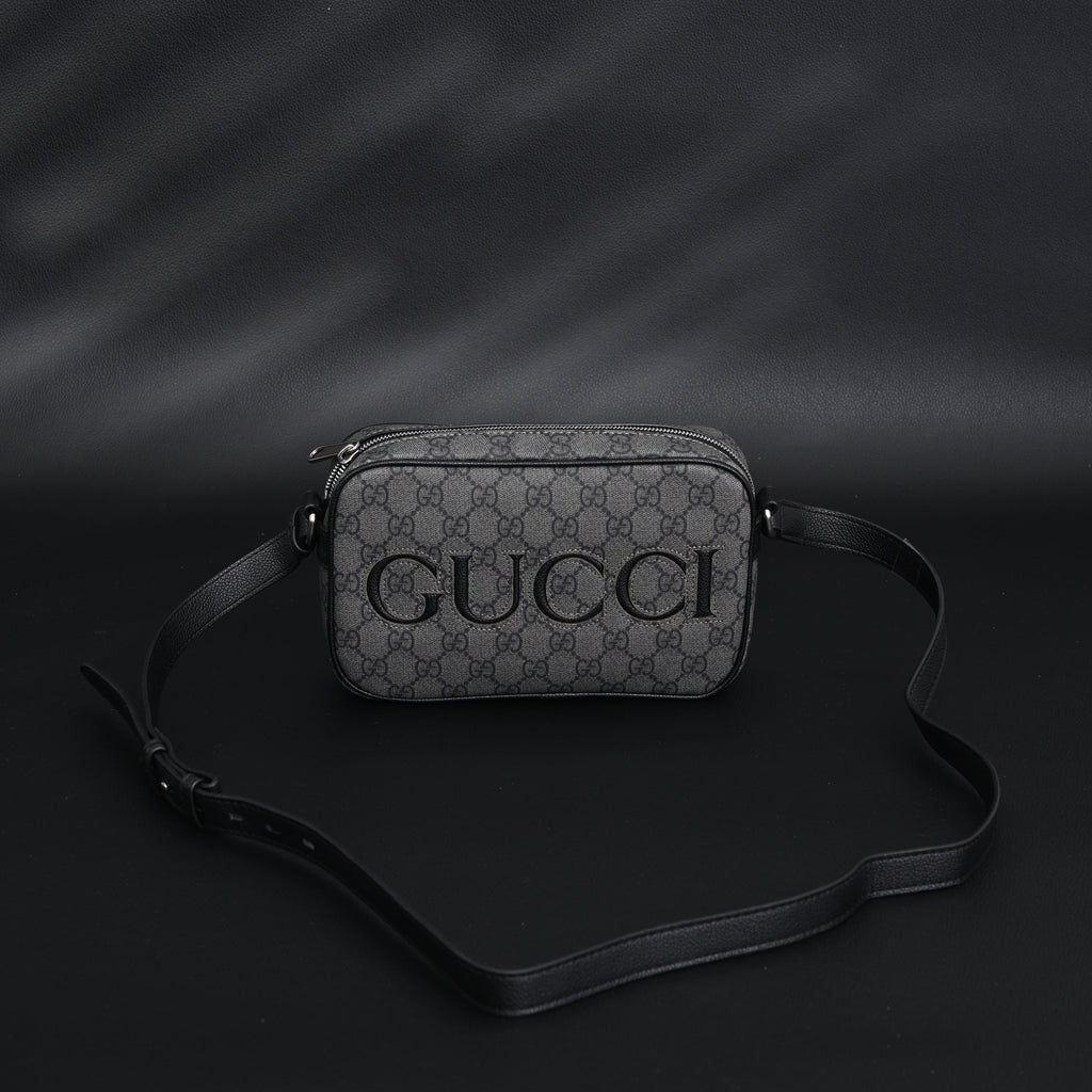 Gucci Ophidia GG Supreme Belt Bag – Black/Grey Monogram
