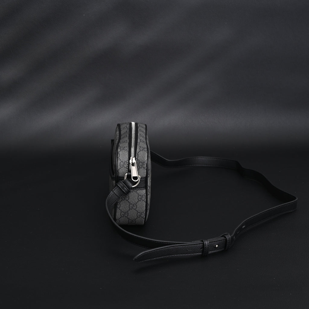 Gucci Ophidia GG Supreme Belt Bag – Black/Grey Monogram