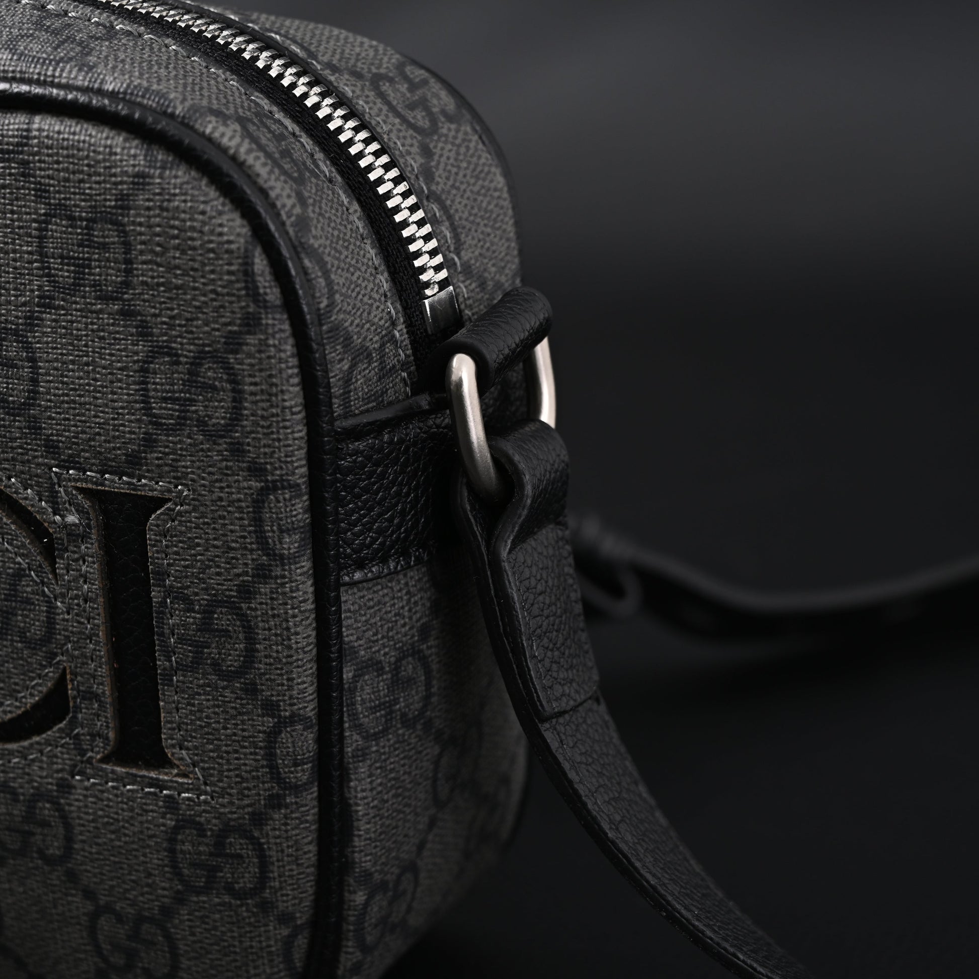 Gucci Ophidia GG Supreme Belt Bag – Black/Grey Monogram