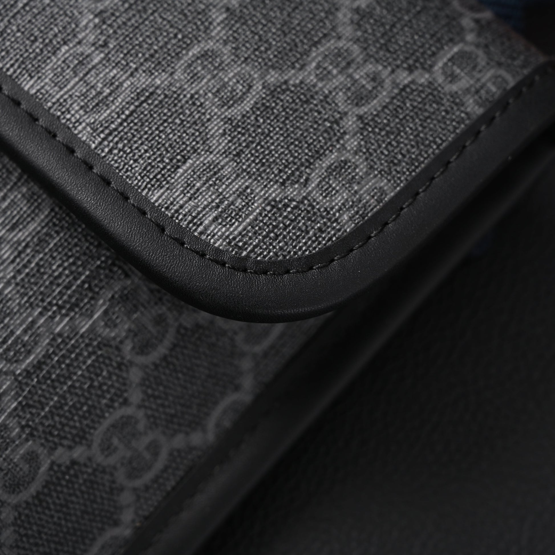 Gucci Ophidia GG Supreme Belt Bag – Black/Grey with Web Strap