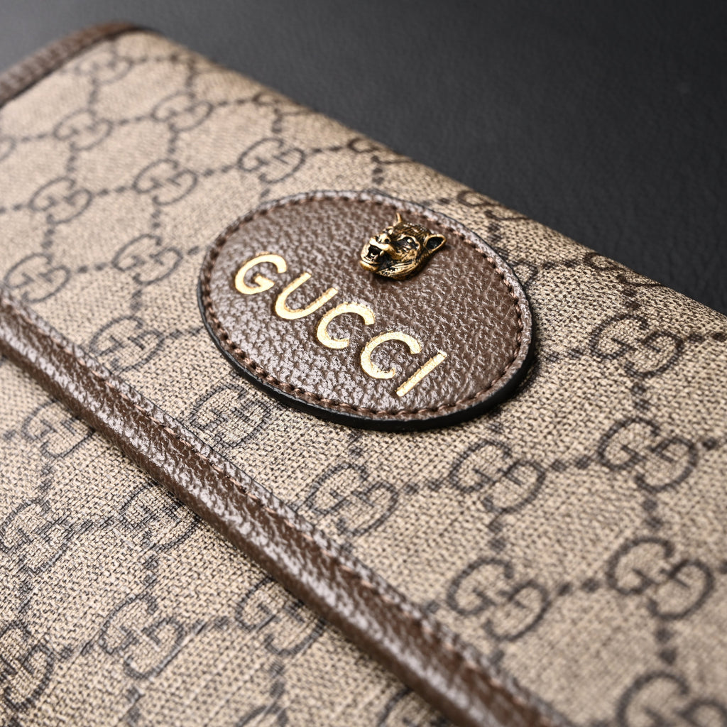 Gucci Ophidia GG Supreme Mini Belt Bag – Beige/Ebony with Web Stripe