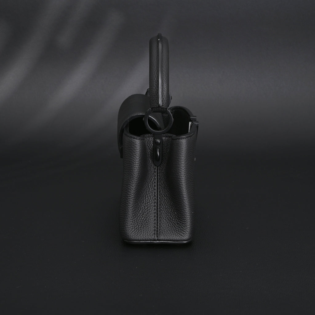 Chanel Classic Flap Bag – Black Quilted Caviar Leather with Gold-Tone Hardware