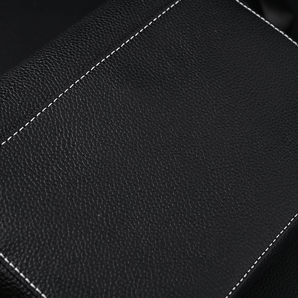 Dior Saddle Crossbody Bag – Black Grained Calfskin with Silver-Tone Hardware