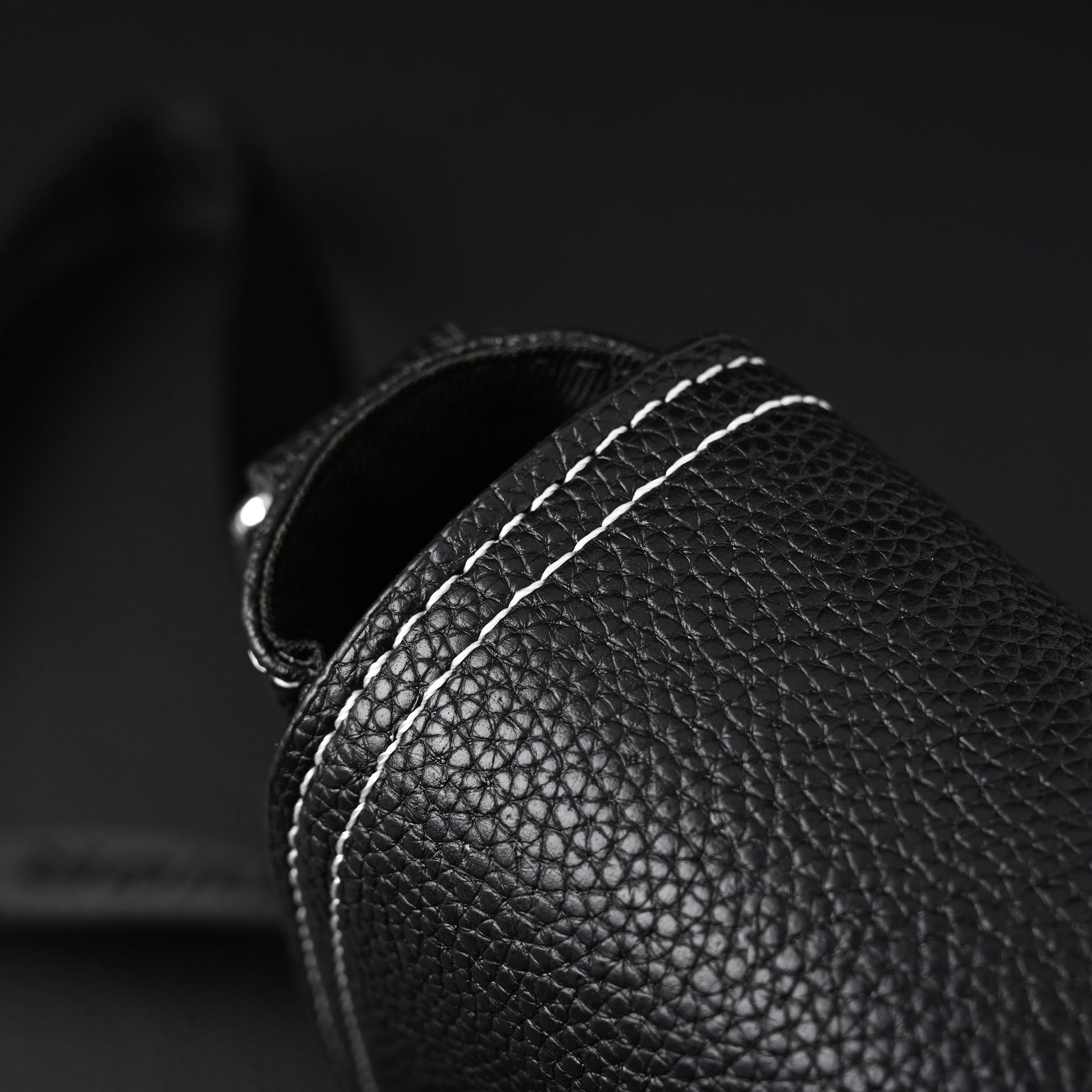 Dior Saddle Crossbody Bag – Black Grained Calfskin with Silver-Tone Hardware