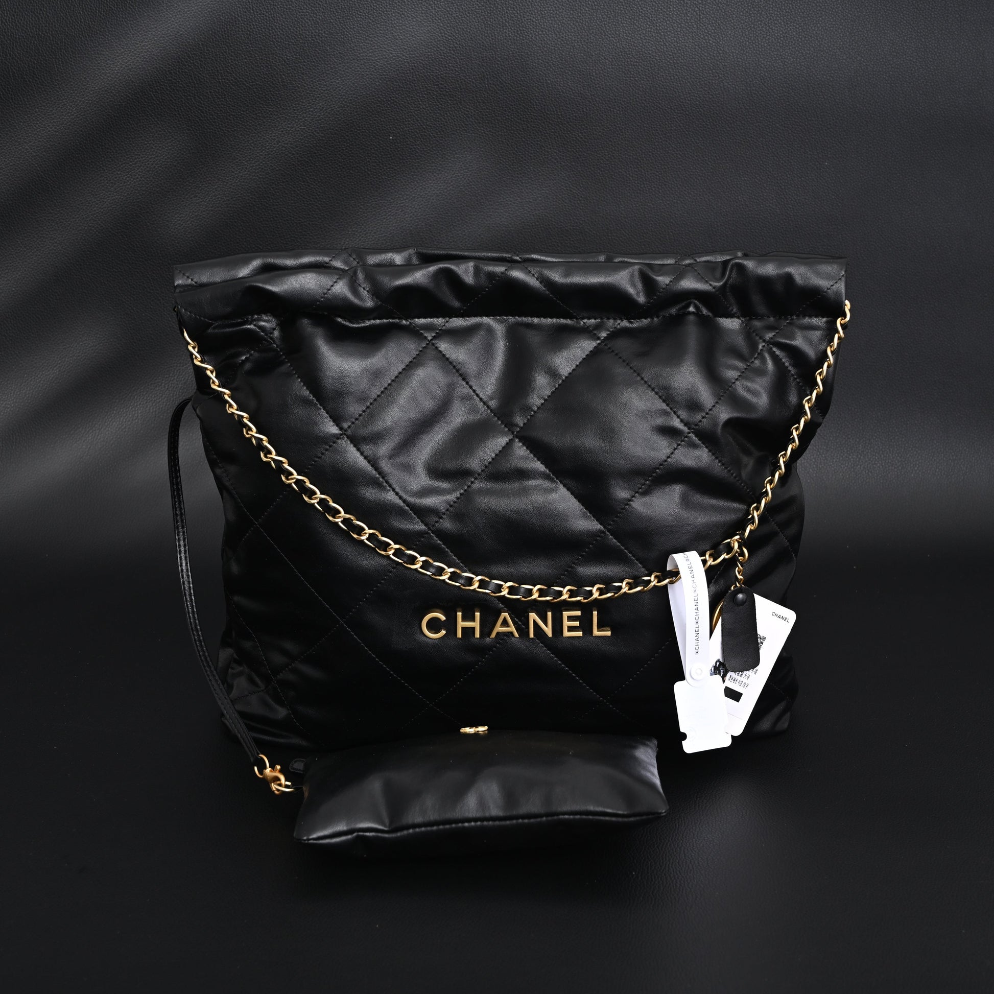 Chanel 19 Flap Bag – Black Quilted Lambskin with Gold & Ruthenium Hardware