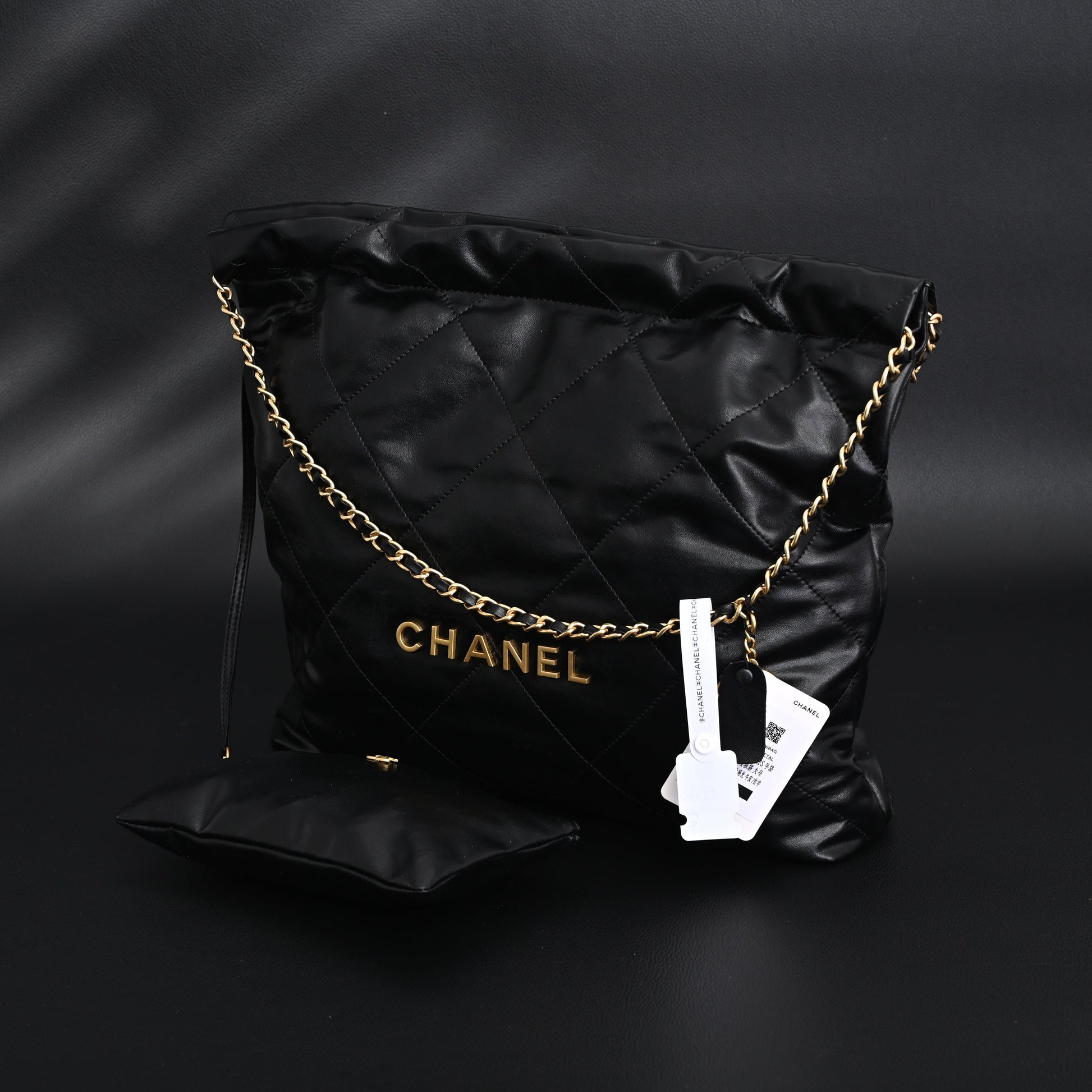 Chanel 19 Flap Bag – Black Quilted Lambskin with Gold & Ruthenium Hardware