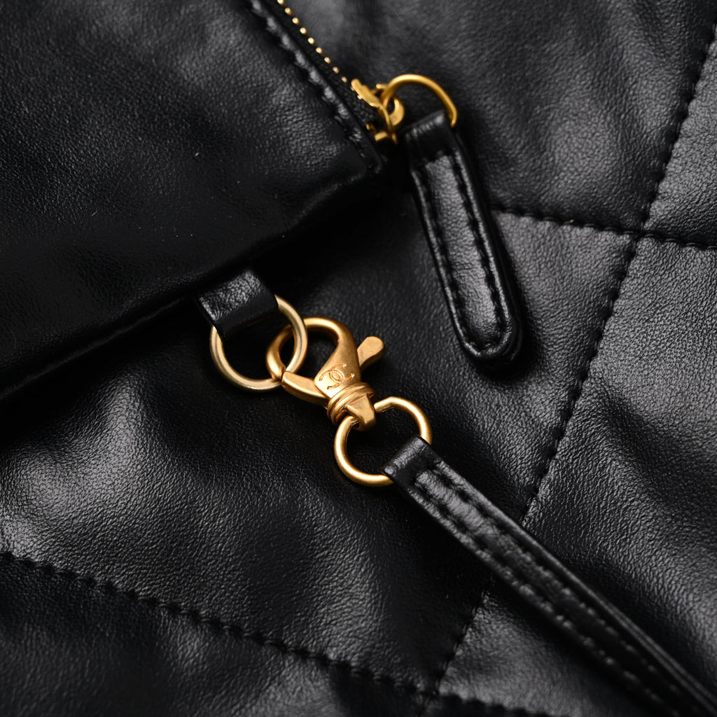 Chanel 19 Flap Bag – Black Quilted Lambskin with Gold & Ruthenium Hardware
