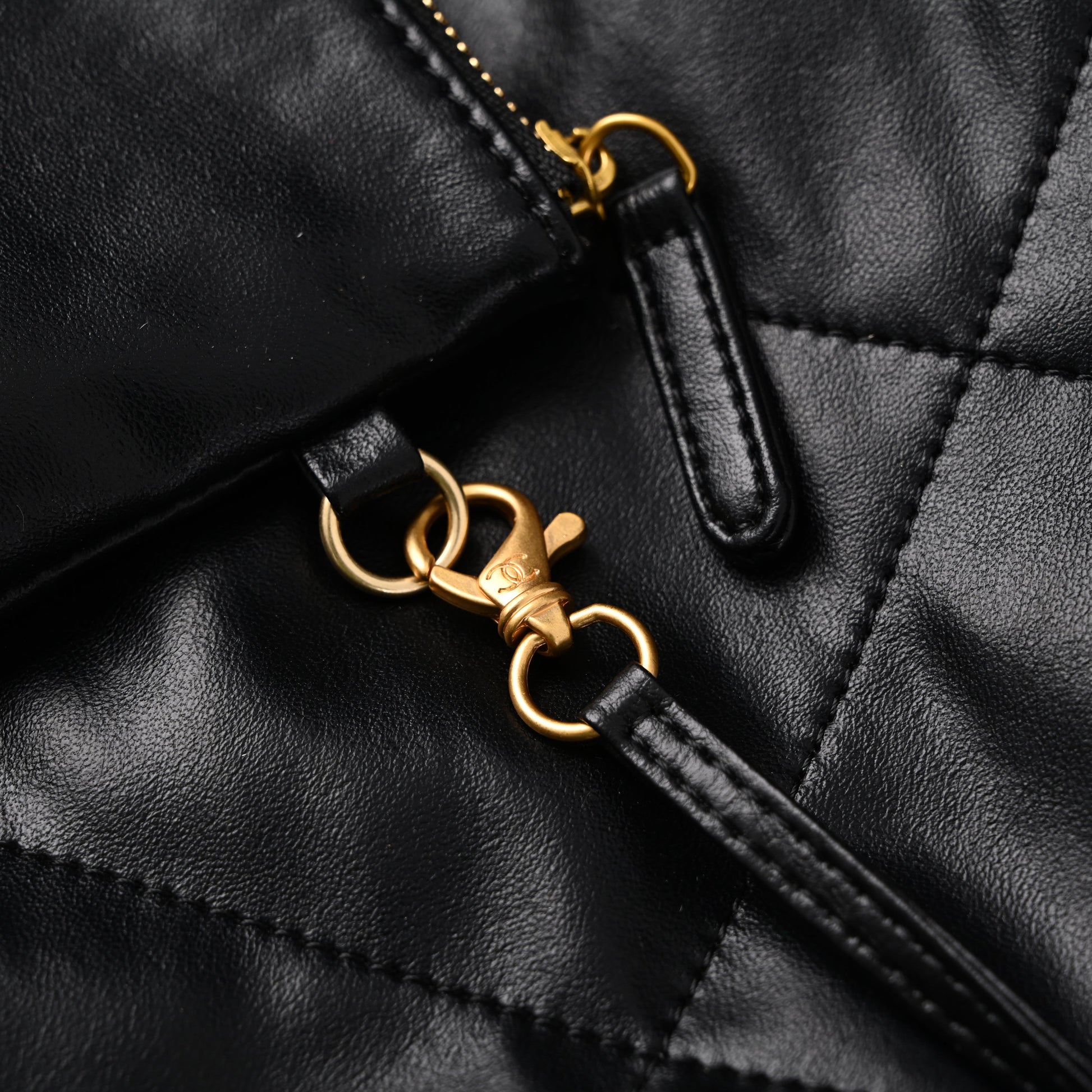 Chanel 19 Flap Bag – Black Quilted Lambskin with Gold & Ruthenium Hardware