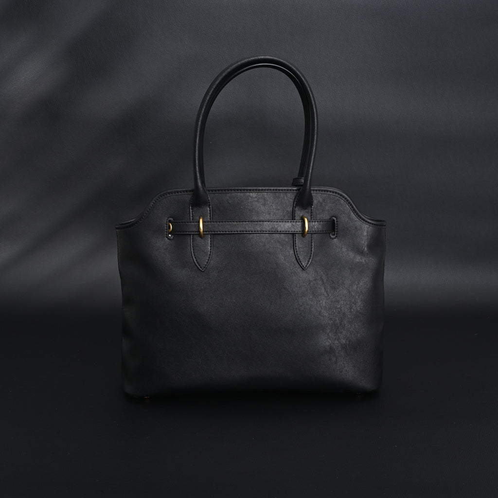 Miu Miu Leather Tote Bag – Classic Black