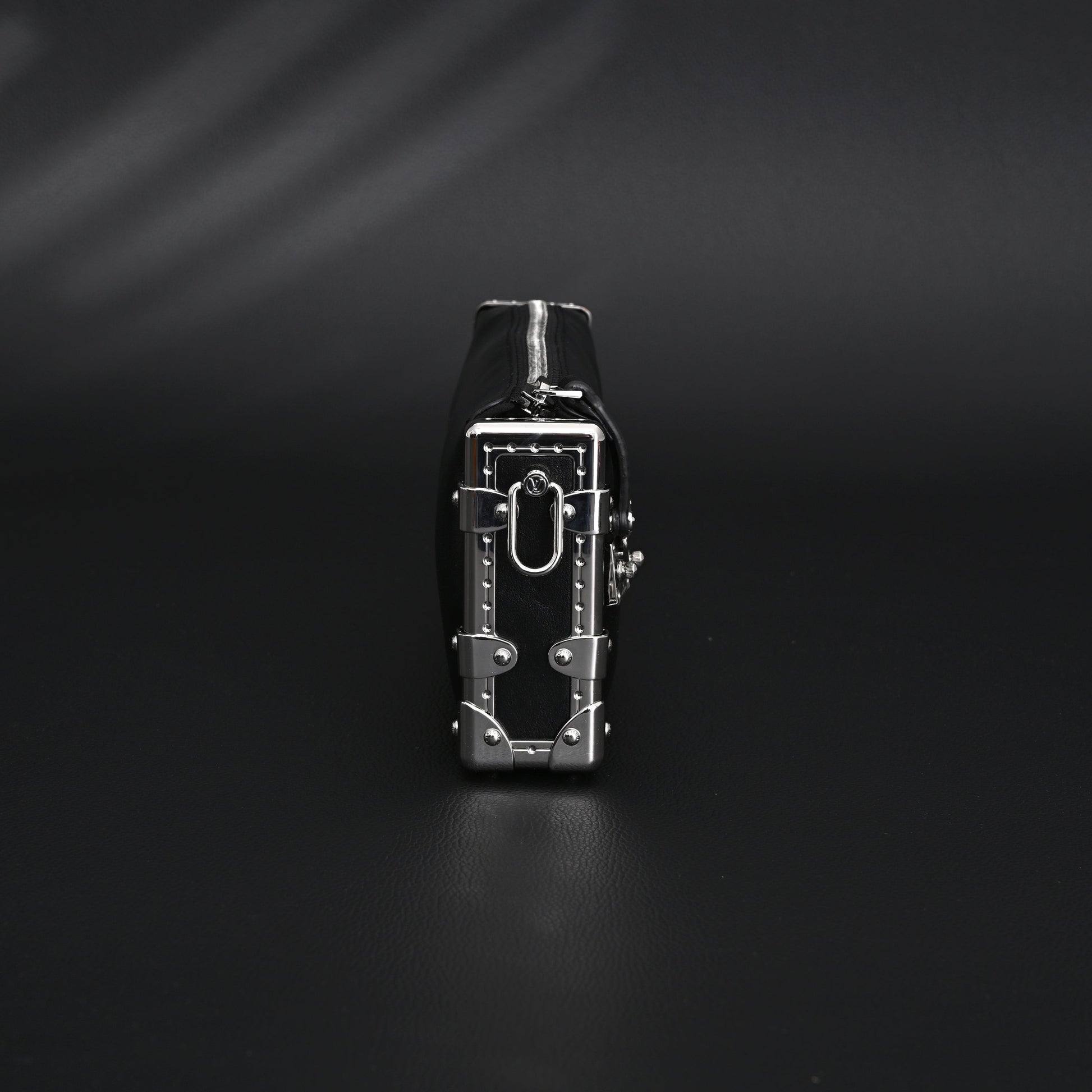 Louis Vuitton Soft Trunk Monogram Black Leather Crossbody Bag