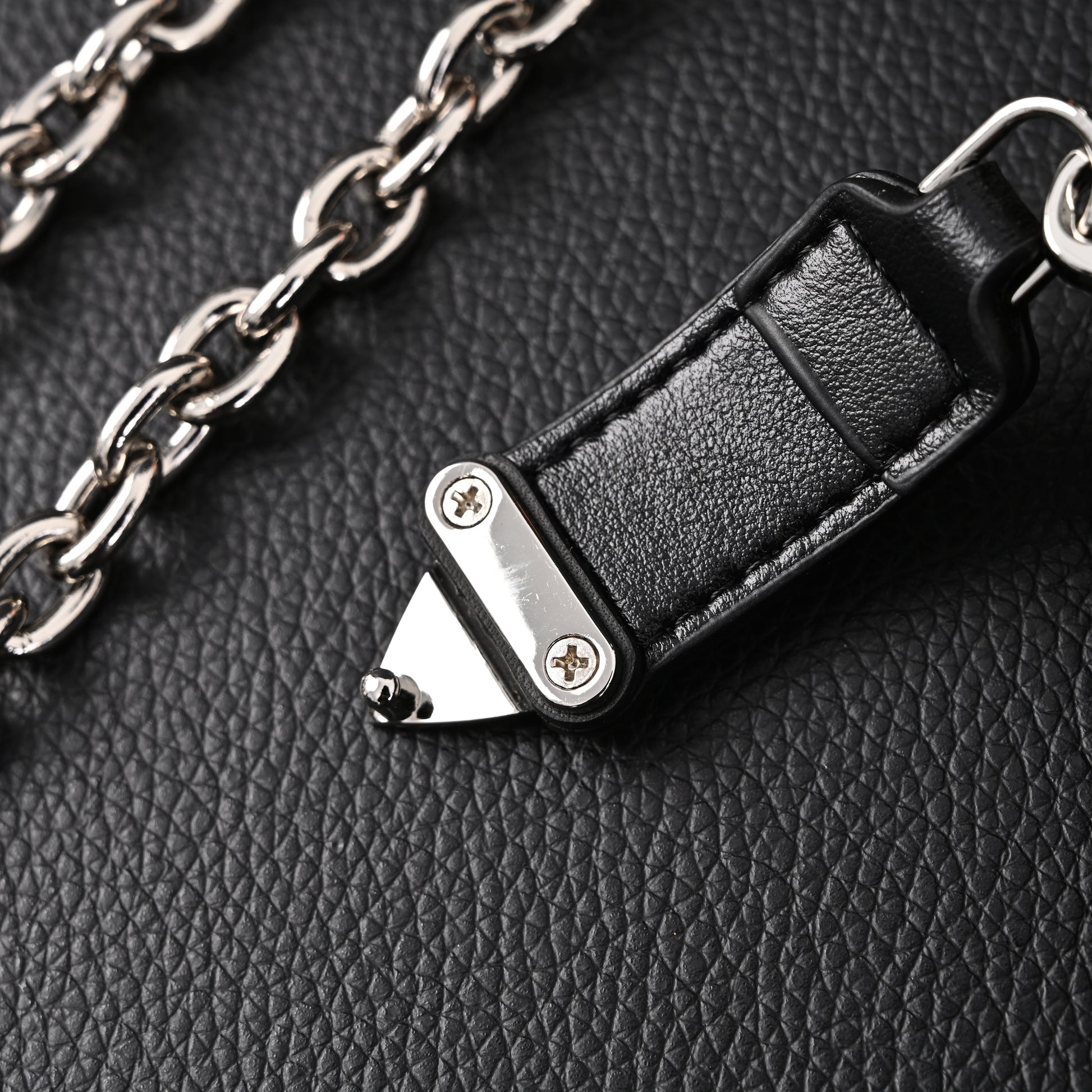 Louis Vuitton Soft Trunk Monogram Black Leather Crossbody Bag