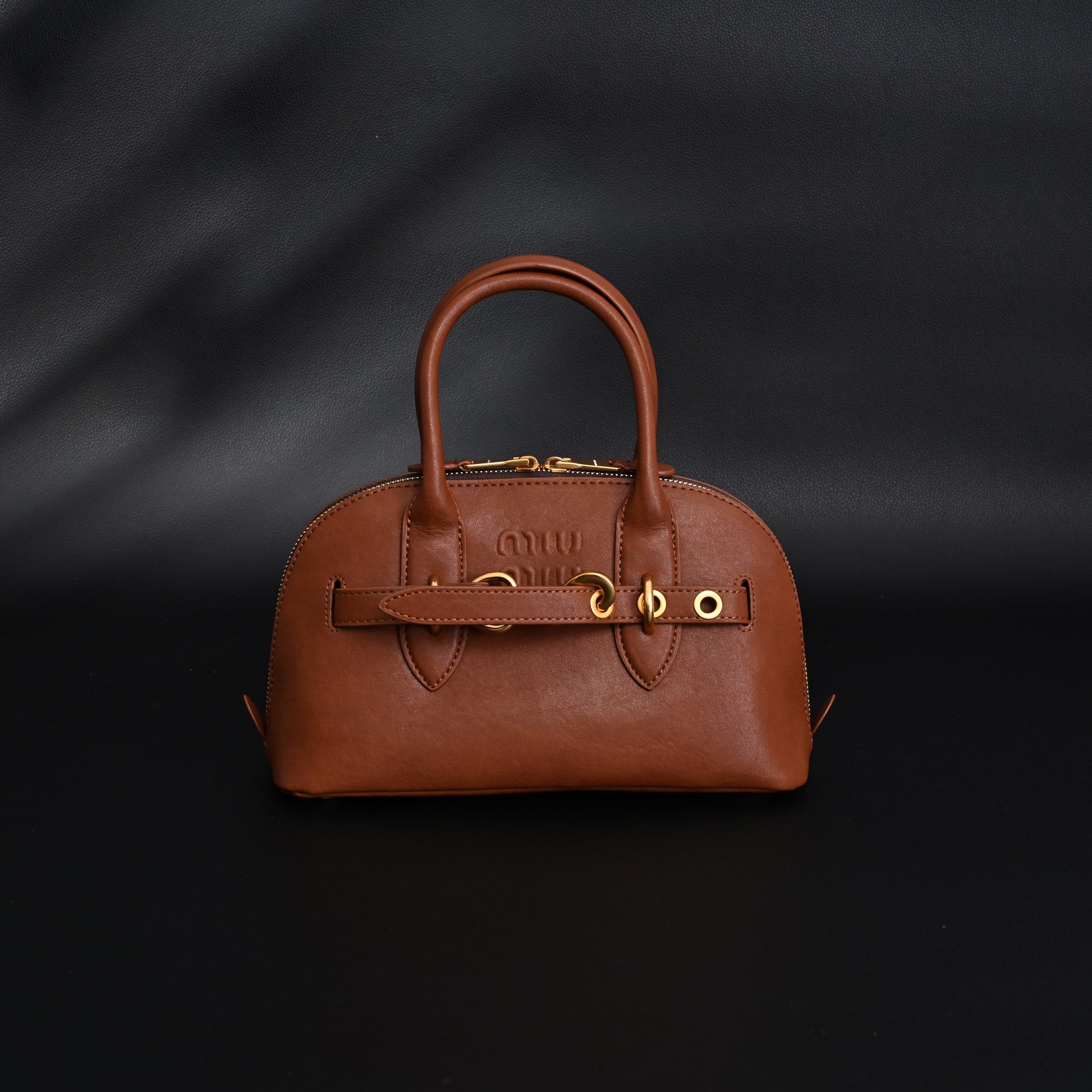 Gucci Horsebit 1955 Brown Leather Top Handle Bag