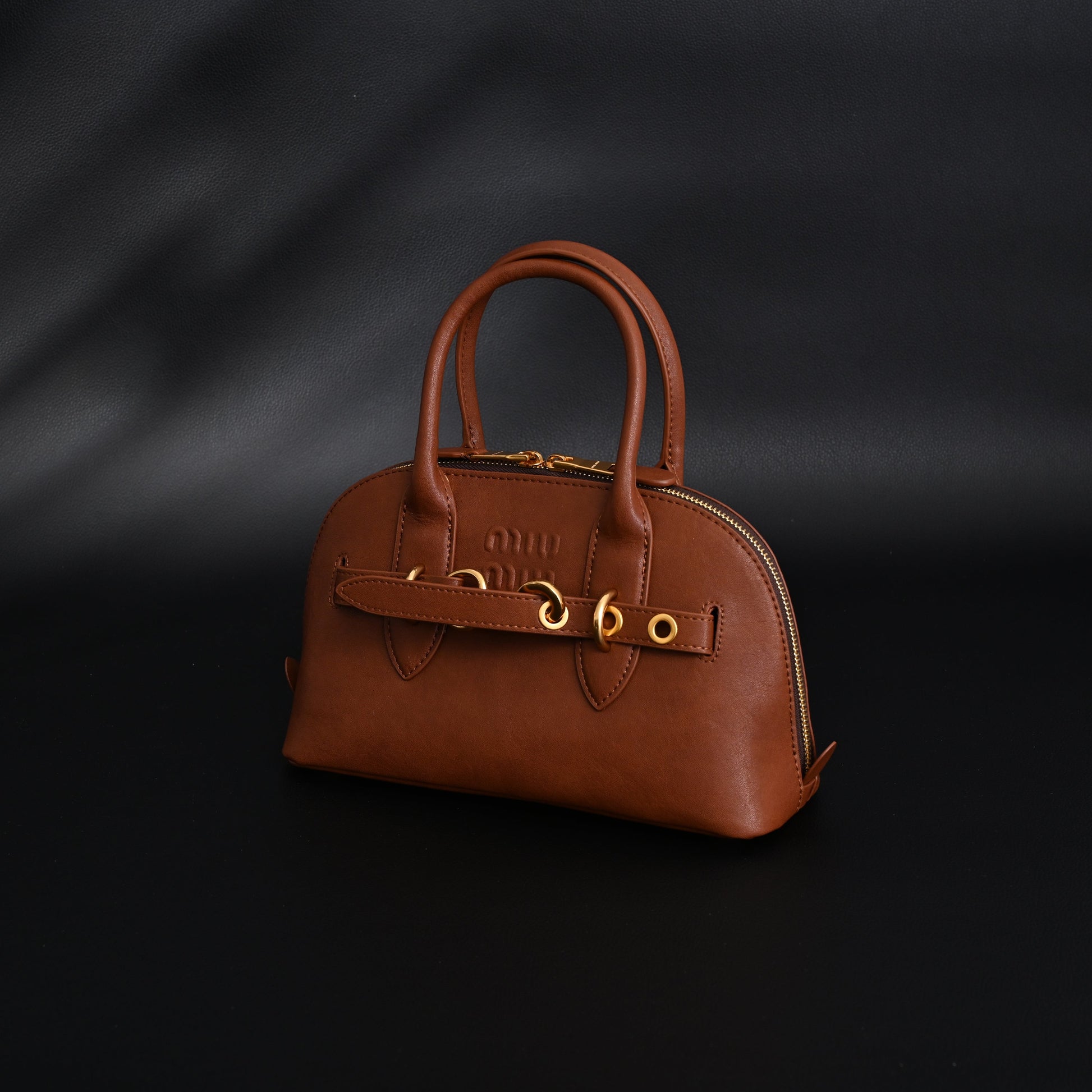 Gucci Horsebit 1955 Brown Leather Top Handle Bag
