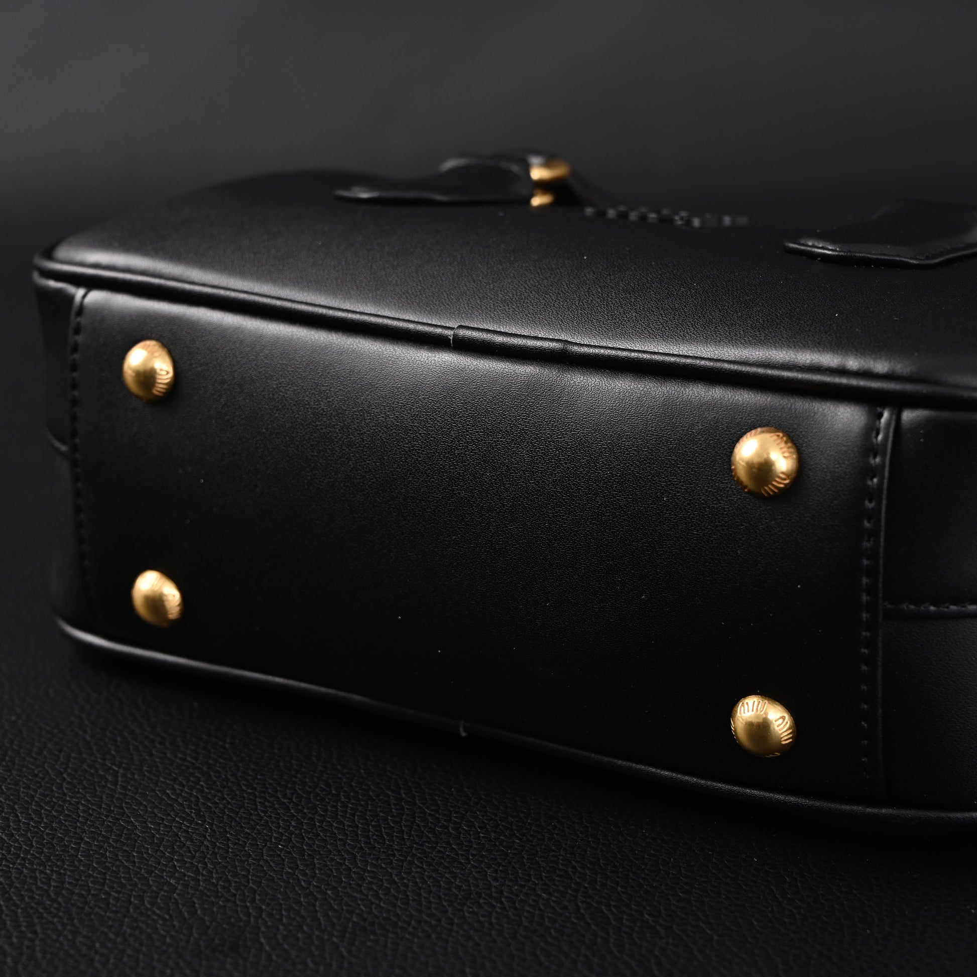 Miu Miu Leather Top Handle Satchel – Classic Black